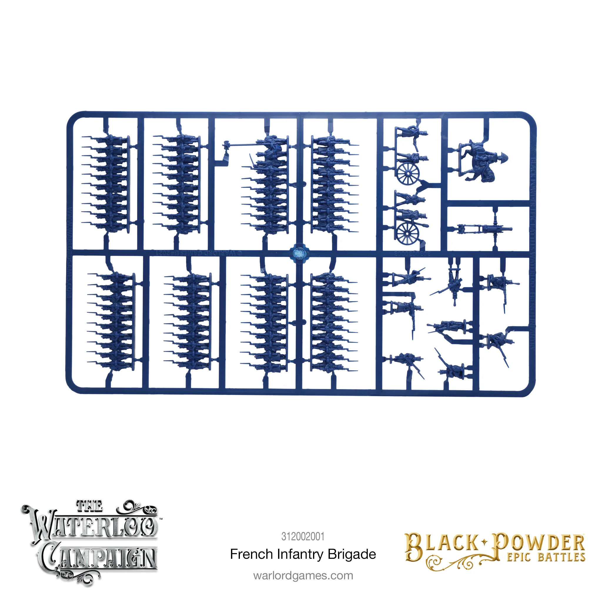 Black Powder Epic Battles: Waterloo - French Infantry Brigade - Image 3