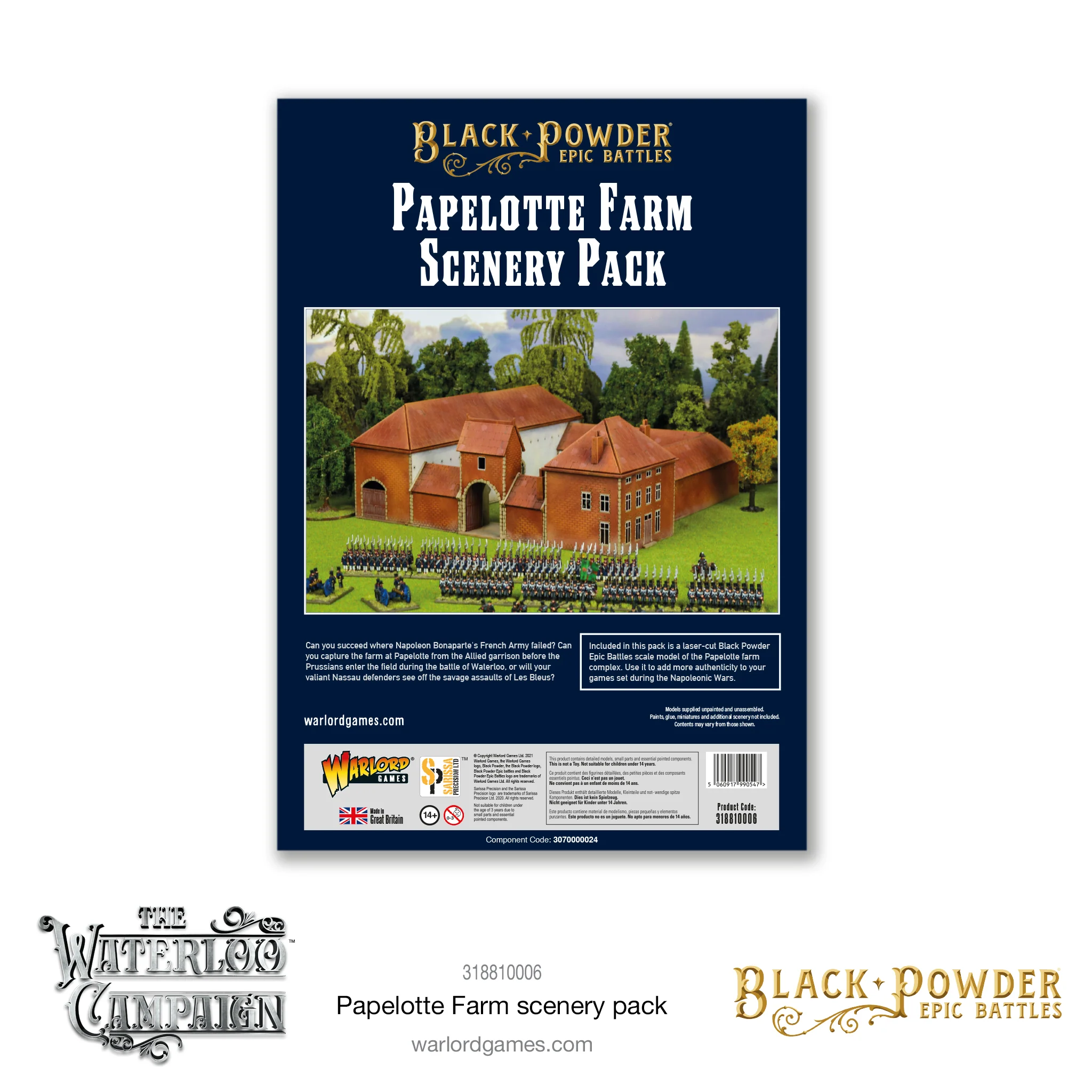 Black Powder Epic Battles - Waterloo: Papelotte Farm Scenery Pack - Image 6