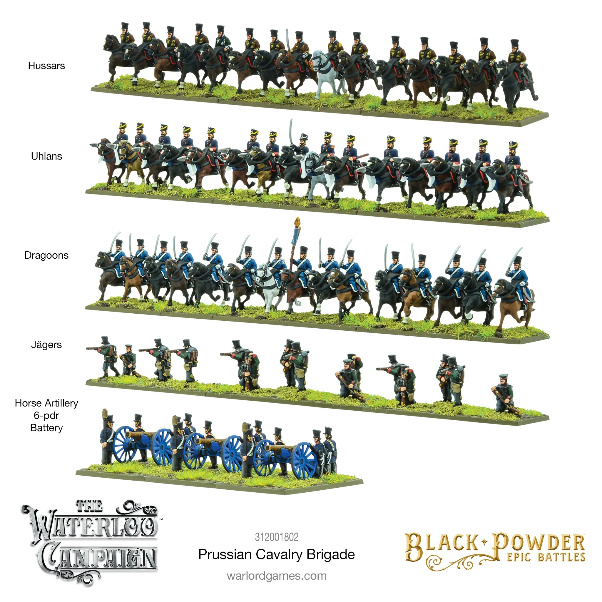 Black Powder Epic Battles - Waterloo: Prussian Cavalry Brigade - Image 2