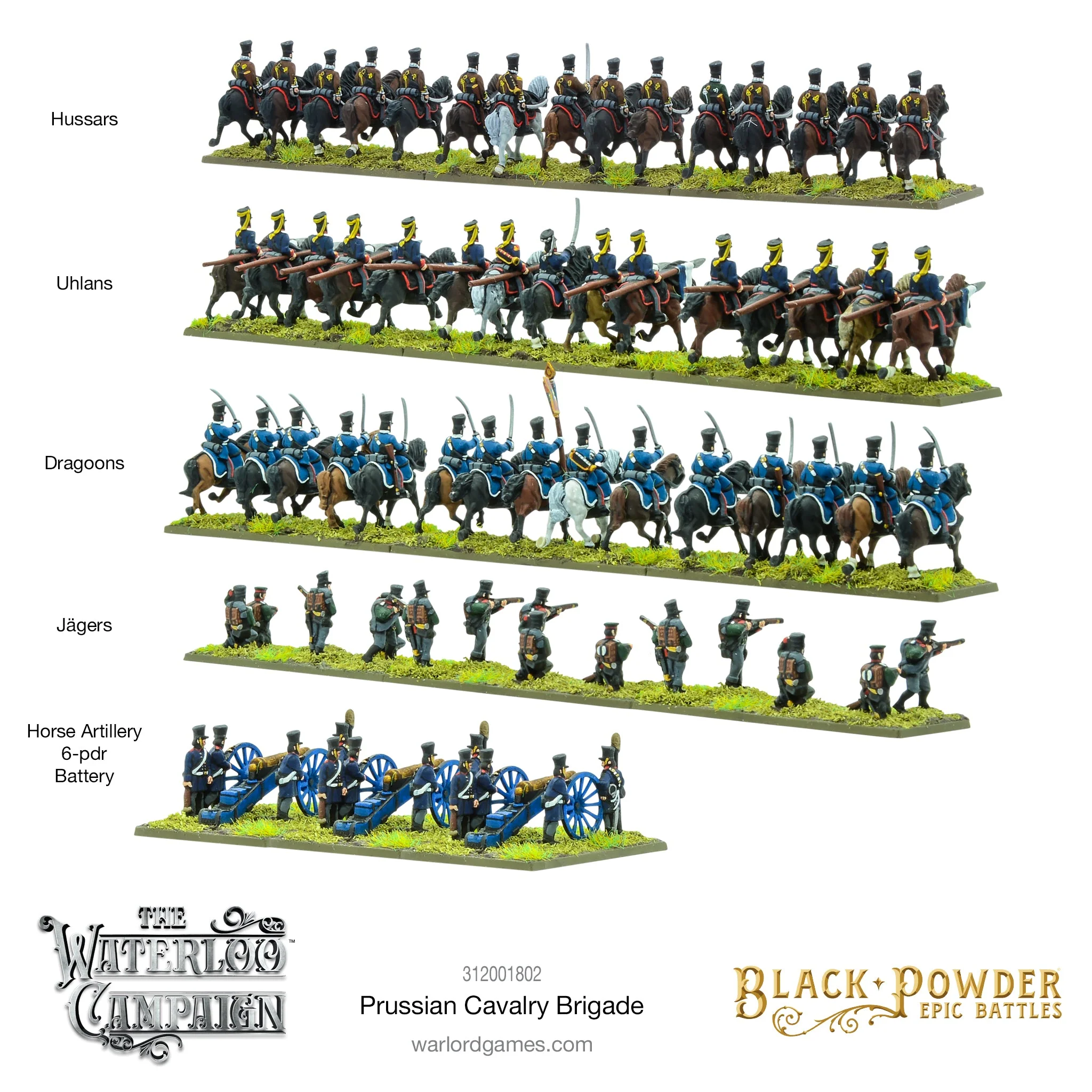 Black Powder Epic Battles - Waterloo: Prussian Cavalry Brigade - Image 3