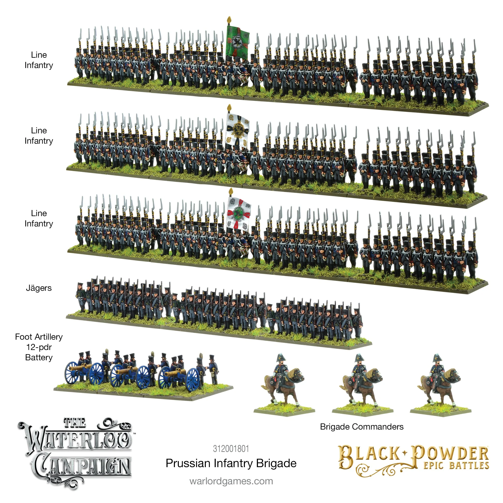 Black Powder Epic Battles - Waterloo: Prussian Infantry Brigade - Image 2