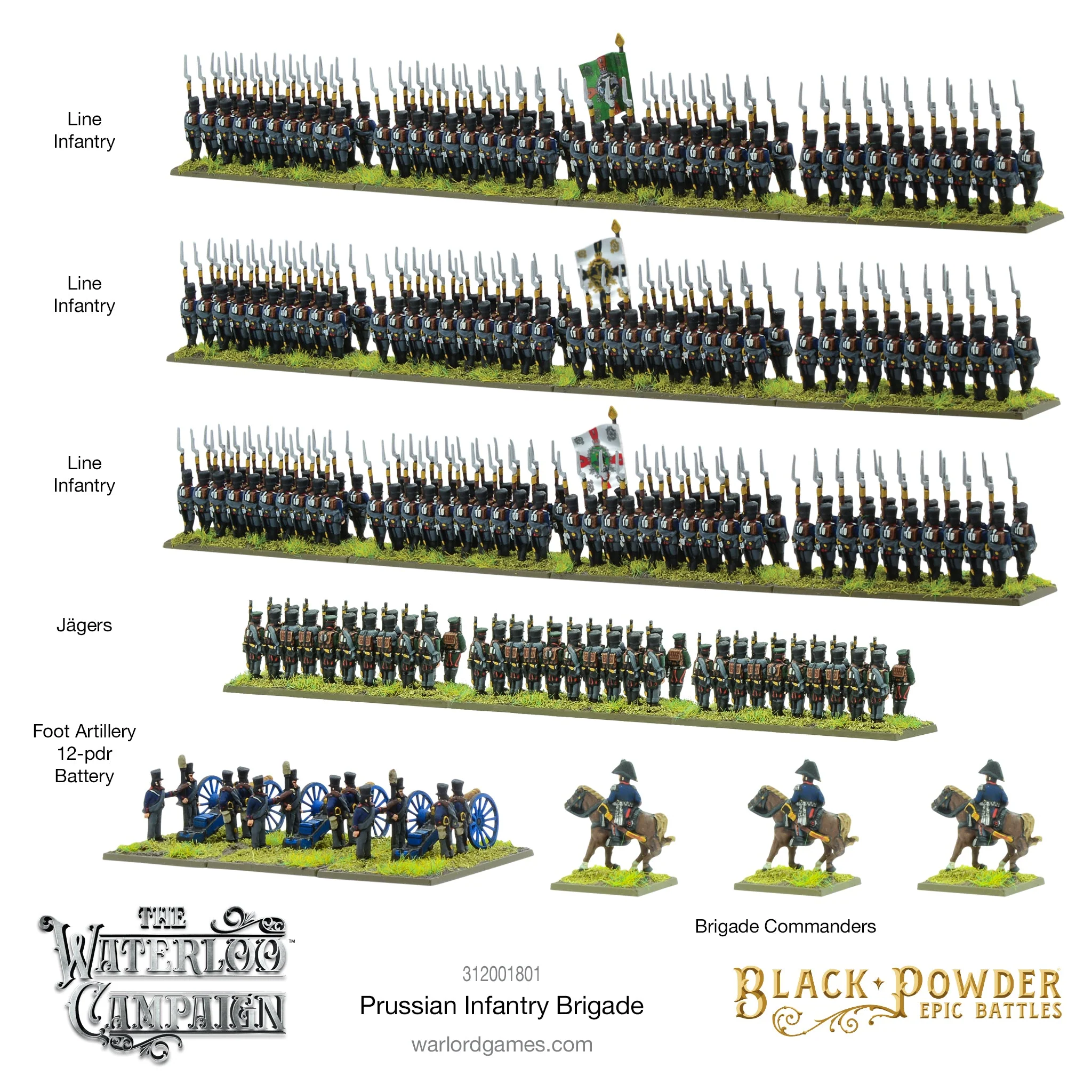 Black Powder Epic Battles - Waterloo: Prussian Infantry Brigade - Image 3