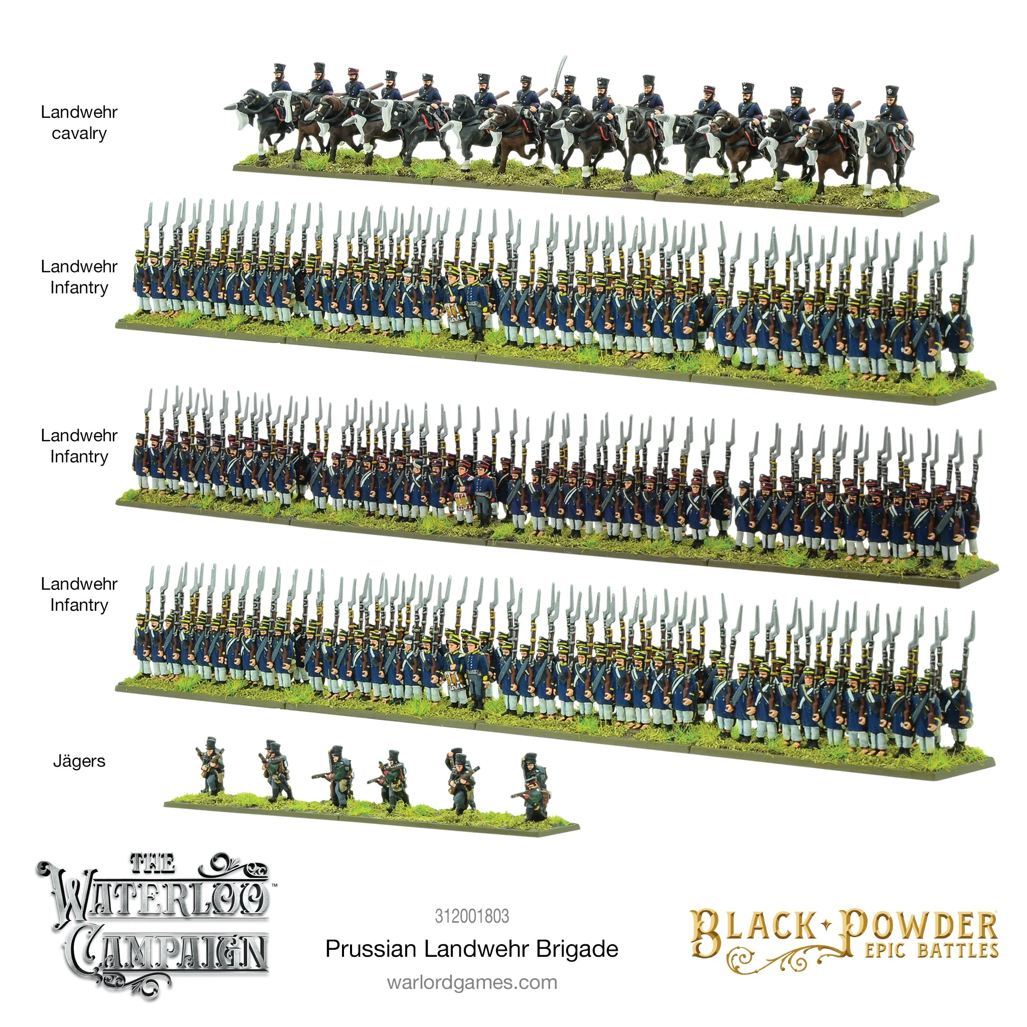 Black Powder Epic Battles - Waterloo: Prussian Landwehr Brigade - Image 2