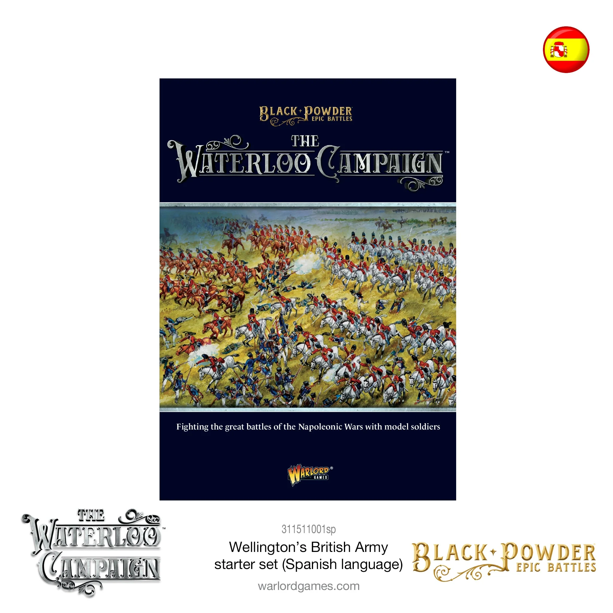 Black Powder Epic Battles Waterloo - Wellington's British Army Starter Set (Spanish language) - Image 2