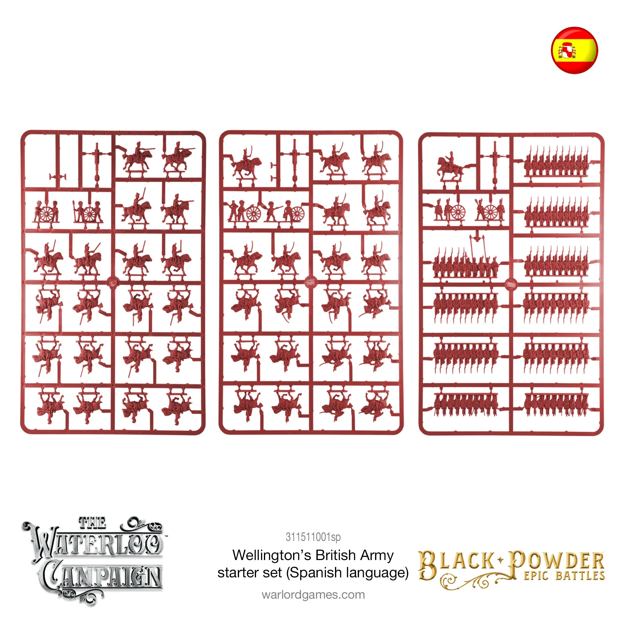 Black Powder Epic Battles Waterloo - Wellington's British Army Starter Set (Spanish language) - Image 5