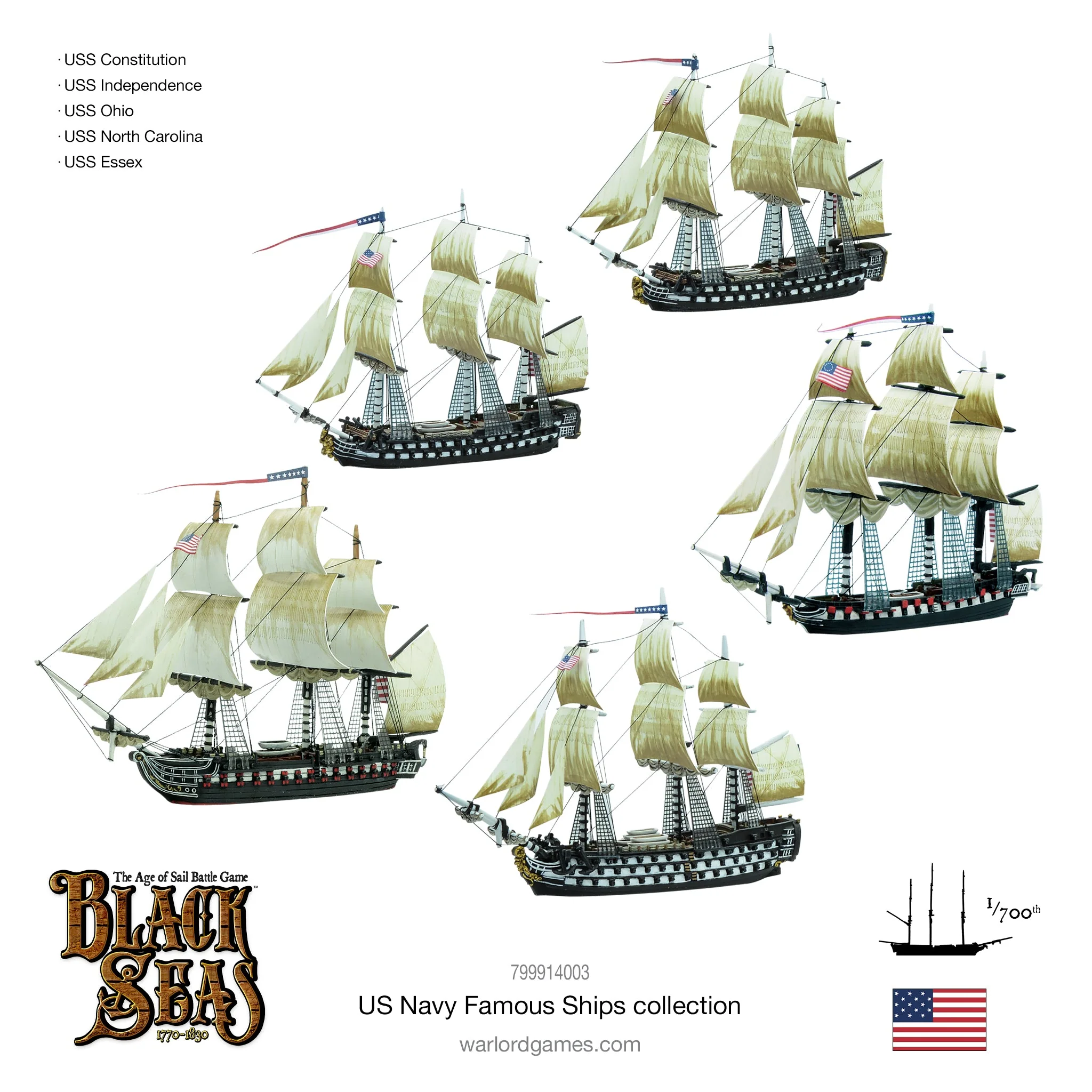Black Seas: United States Famous Ships Bundle - Image 2