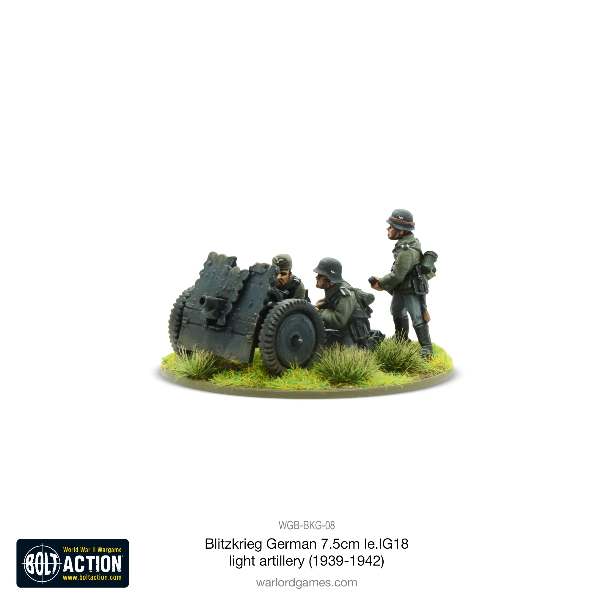 Blitzkrieg German 75mm LeiG 18 light artillery (1939-42) - Image 2