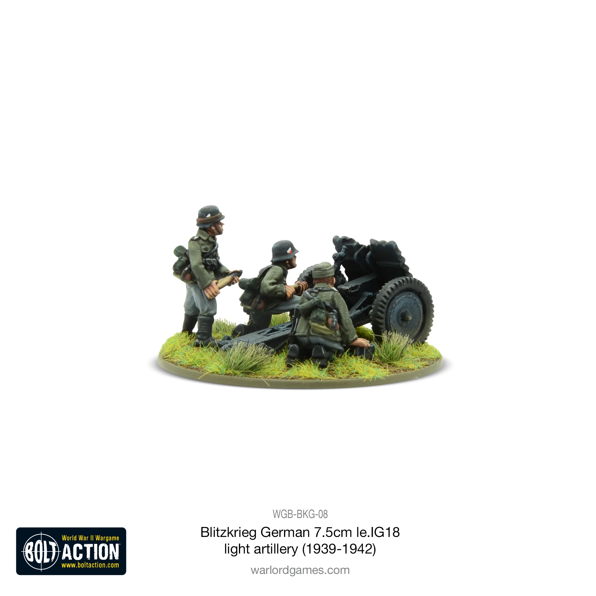 Blitzkrieg German 75mm LeiG 18 light artillery (1939-42) - Image 3