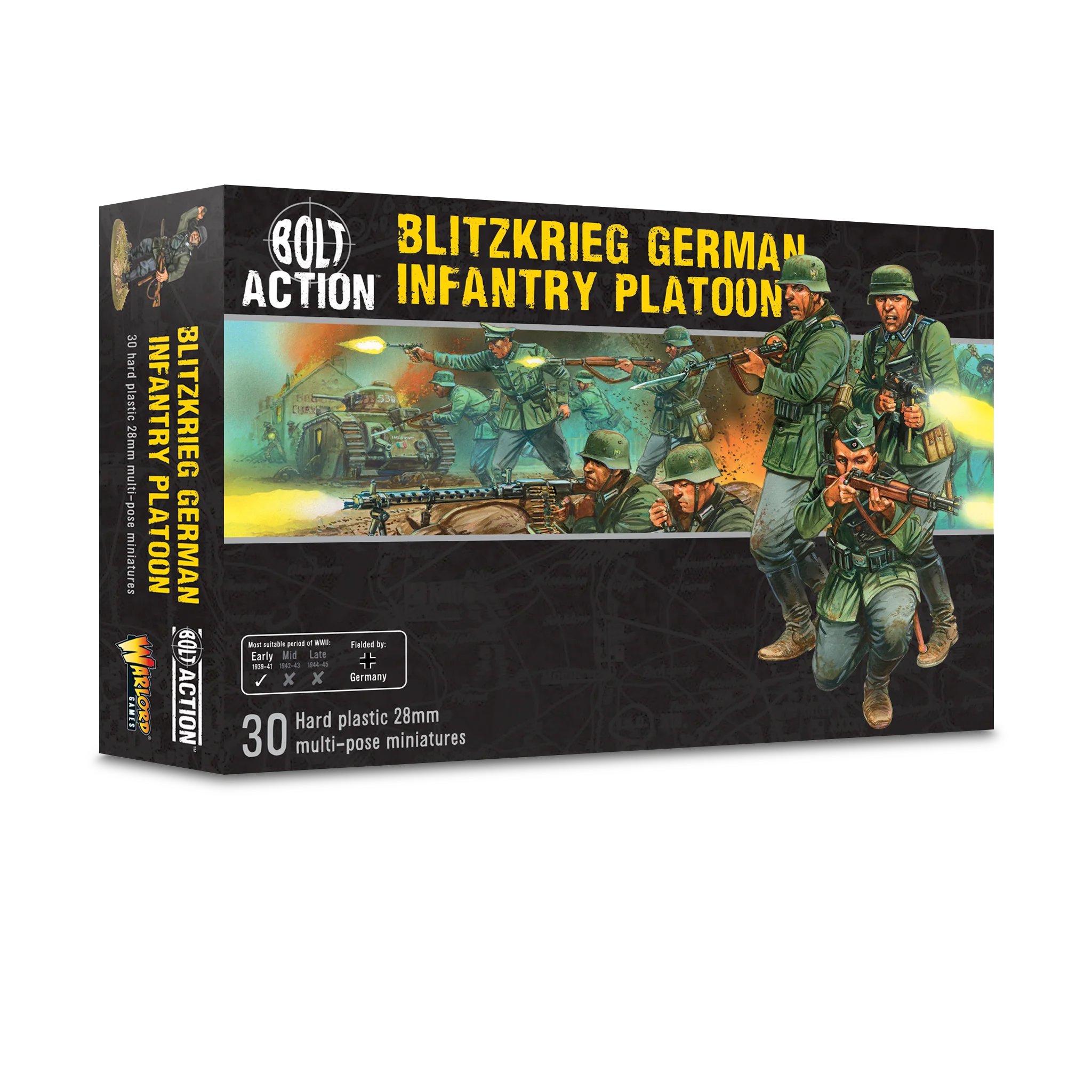 Blitzkrieg German Infantry Platoon plastic boxed set