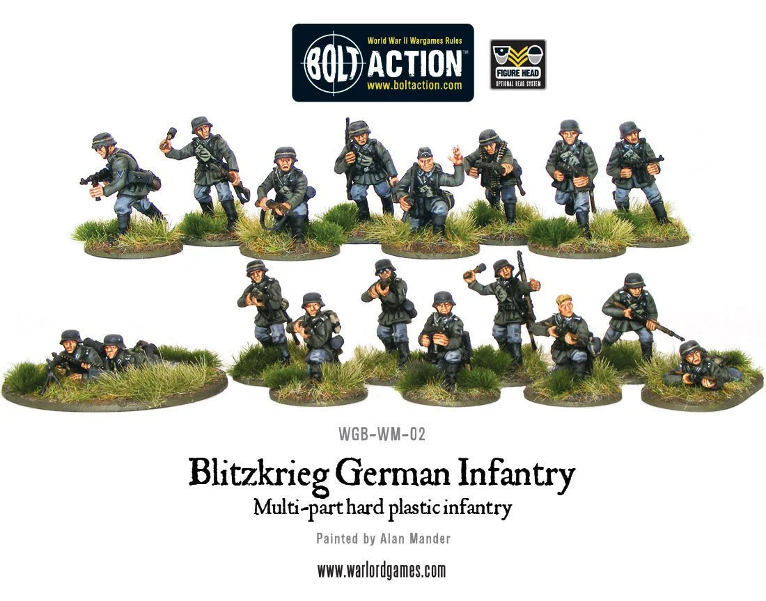 Blitzkrieg German Infantry Platoon plastic boxed set - Image 2