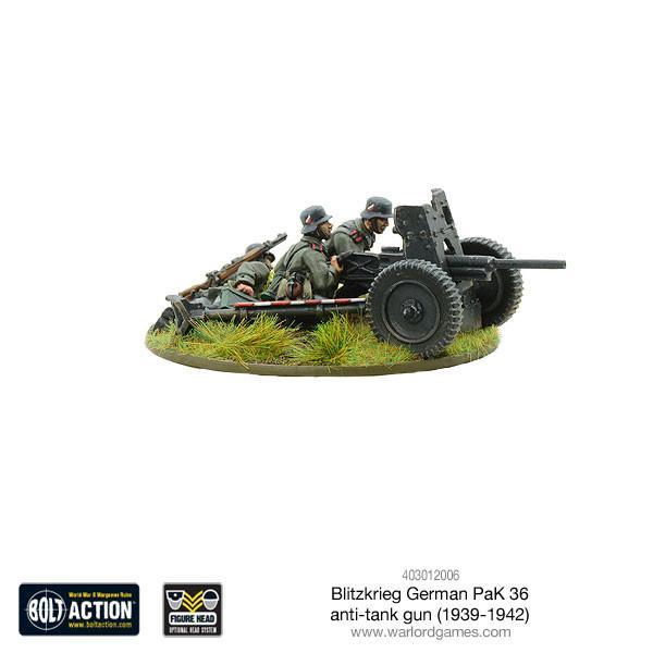 Blitzkrieg German Pak 36 anti-tank gun - Image 5