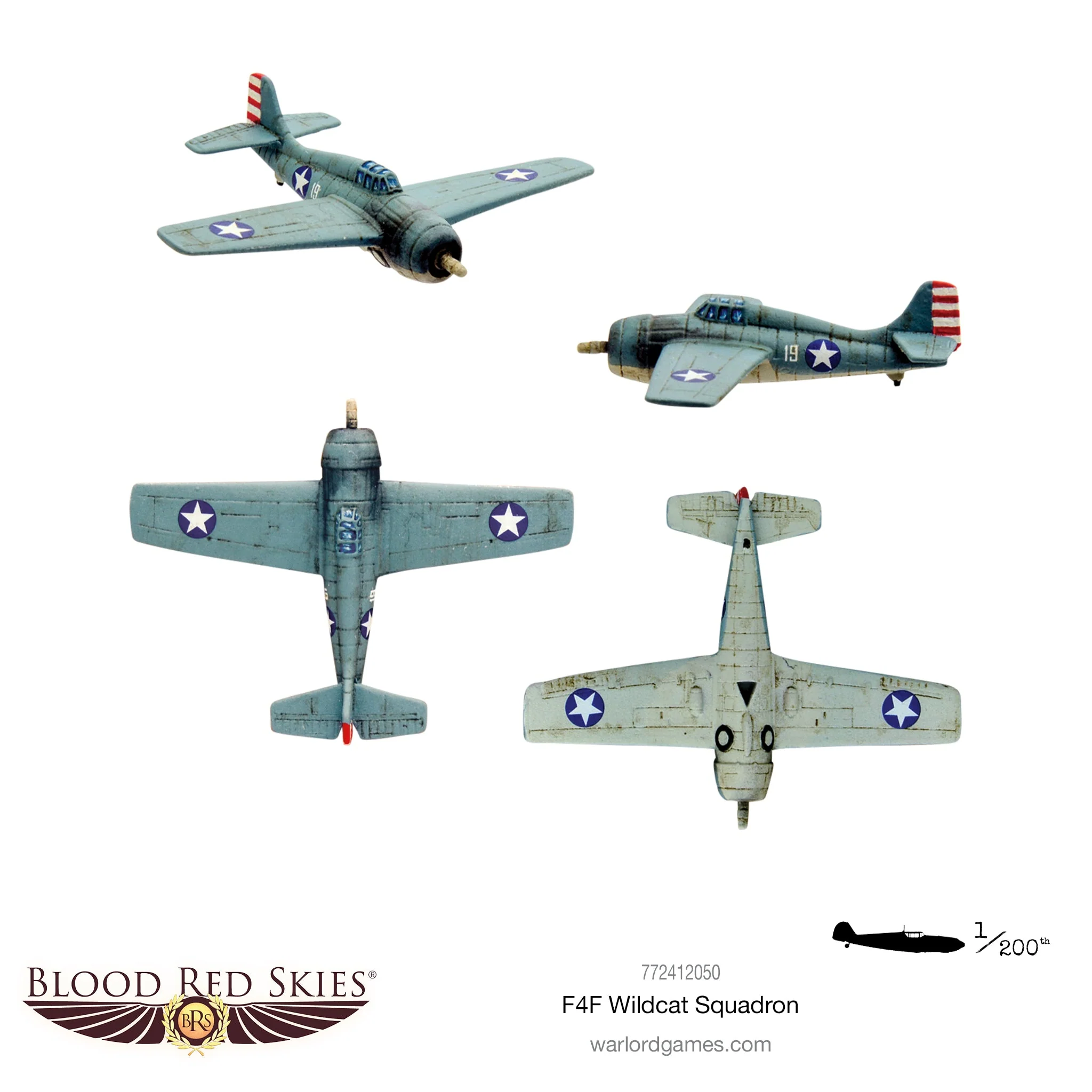 Blood Red Skies Grumman F4F Wildcat Squadron - Image 2
