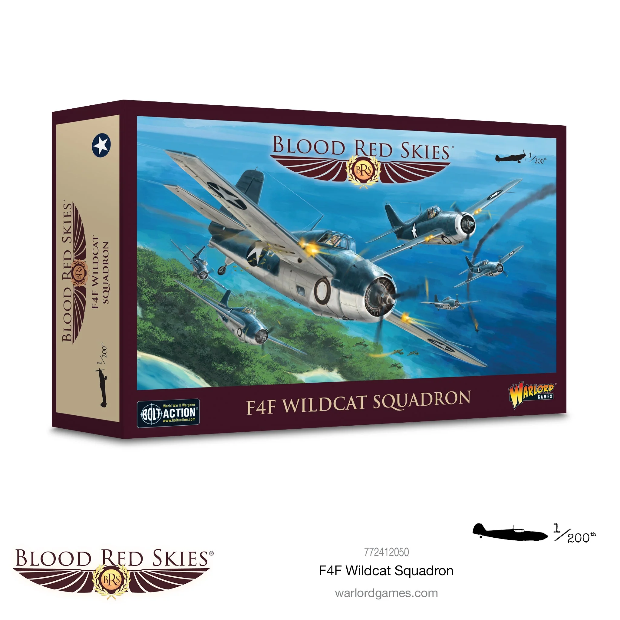 Blood Red Skies Grumman F4F Wildcat Squadron - Image 3