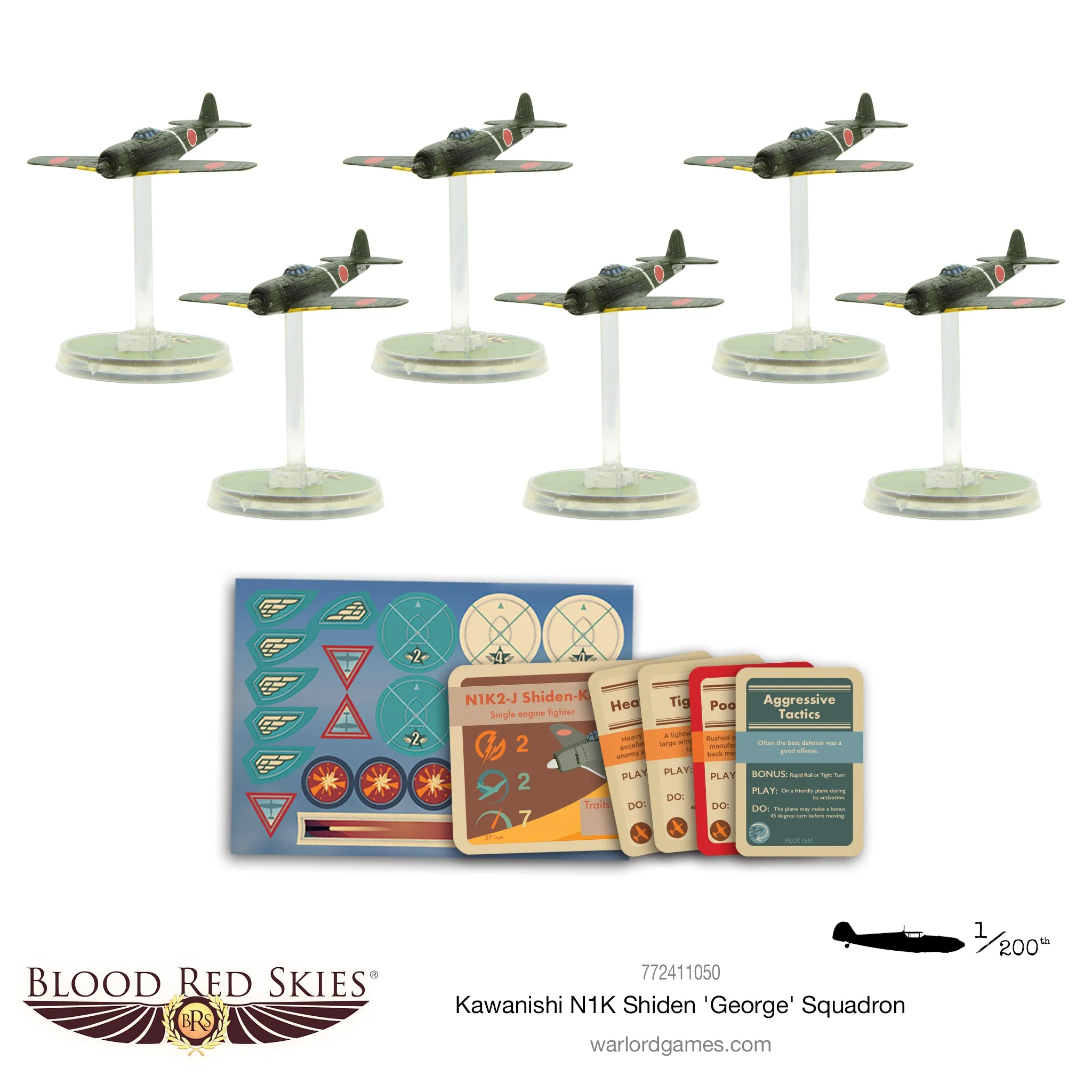 Blood Red Skies Kawanishi N1K2 Shiden-kai 'George' Squadron