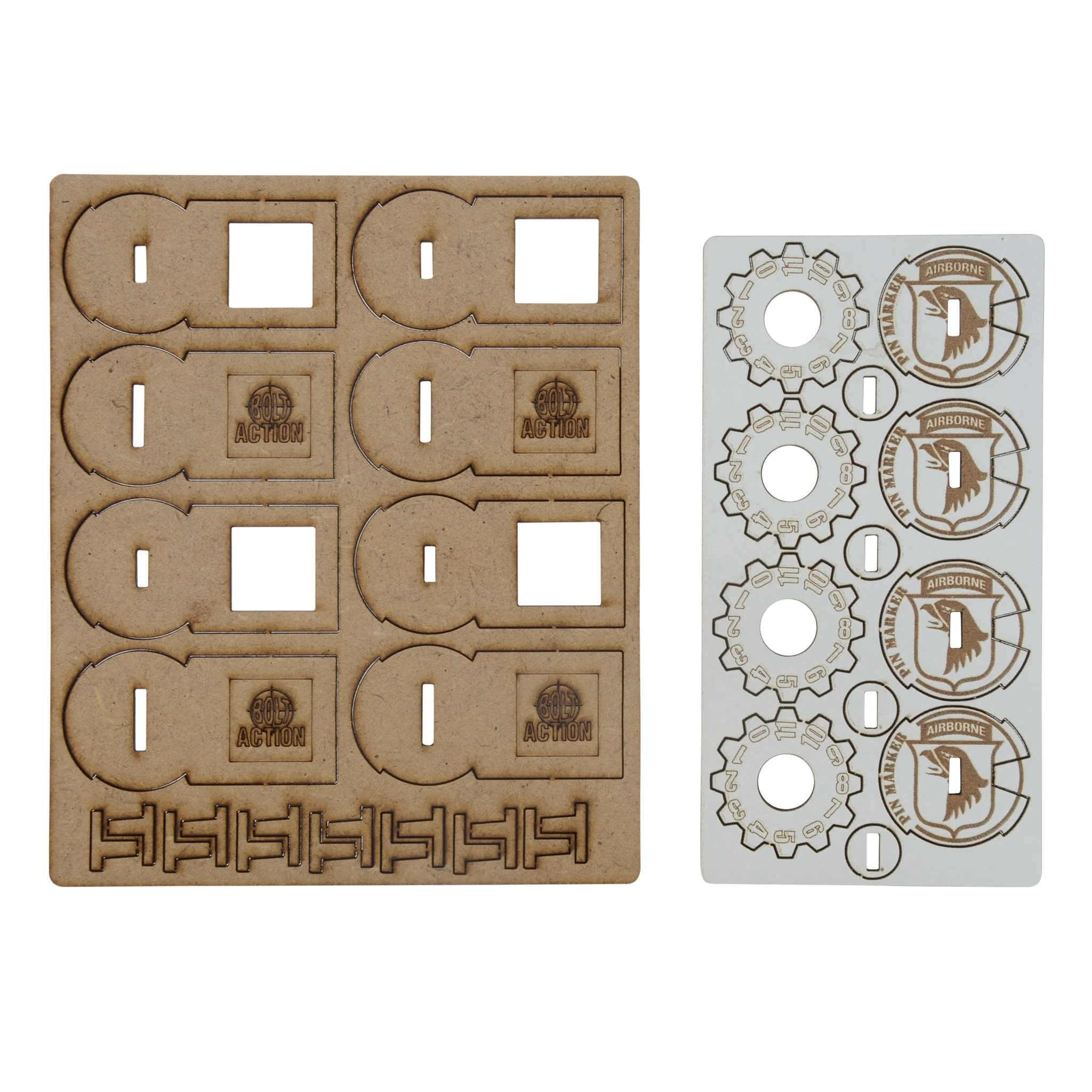 Bolt Action MDF Unit Pin Markers - 101st American Airborne 'Screaming Eagles' - Image 2