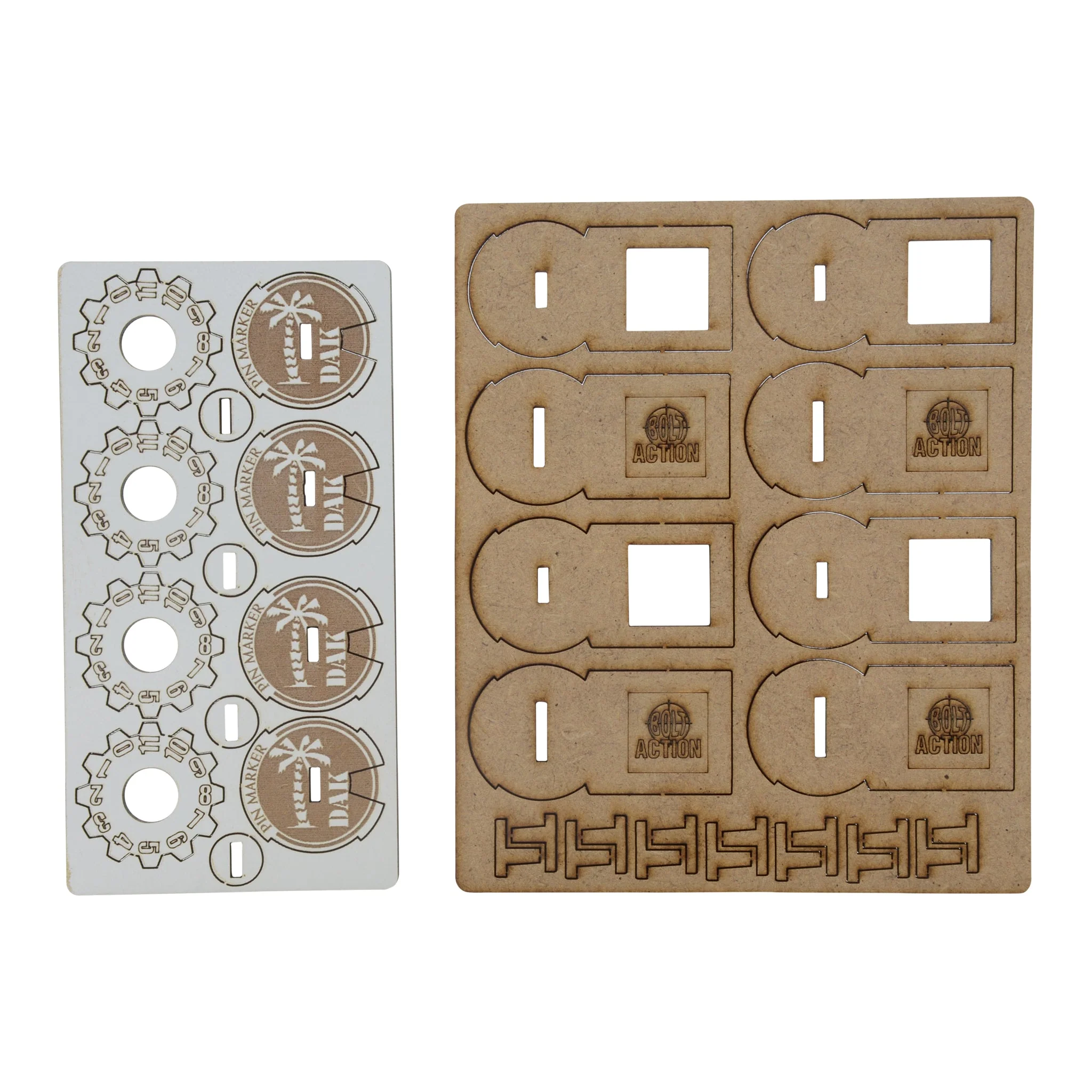 Bolt Action MDF Unit Pin Markers - German ' Afrika Korps' - Image 2