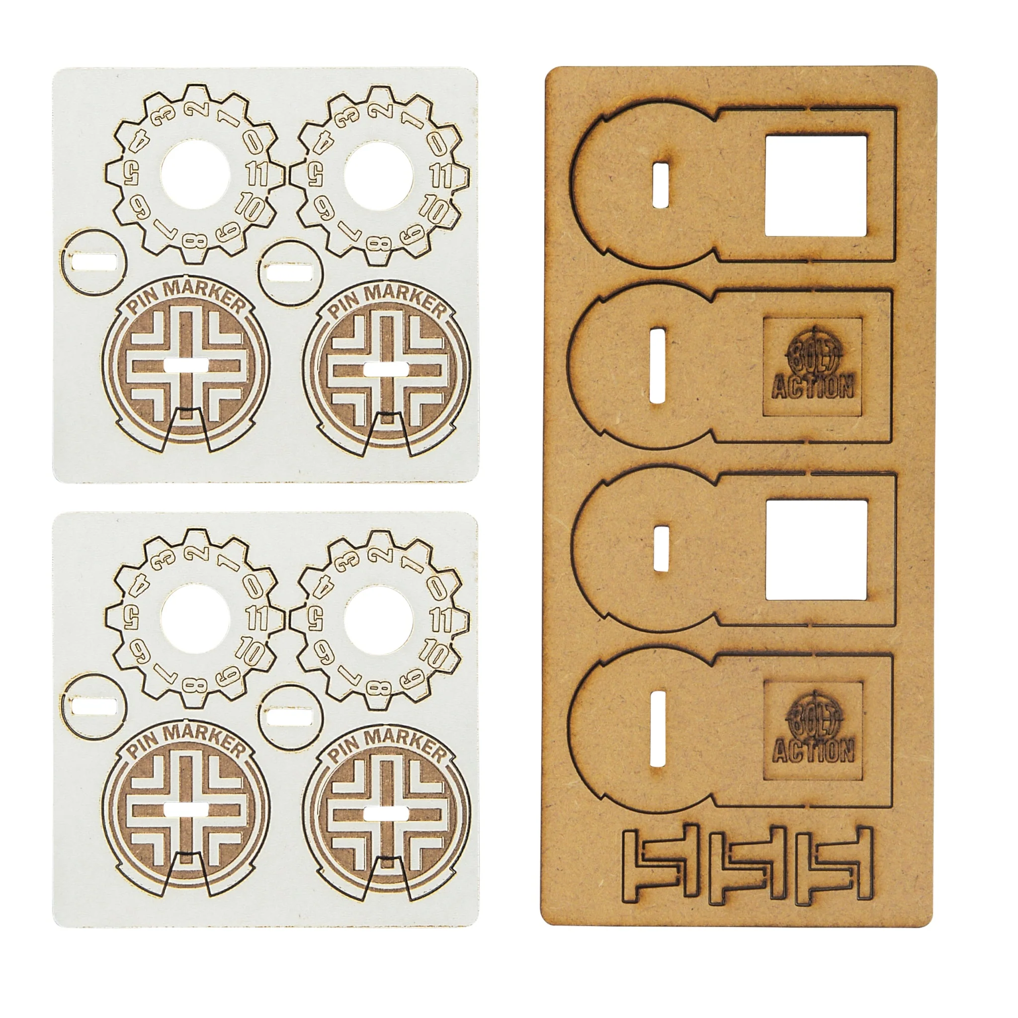 Bolt Action MDF Unit Pin Markers - Germany - Image 2