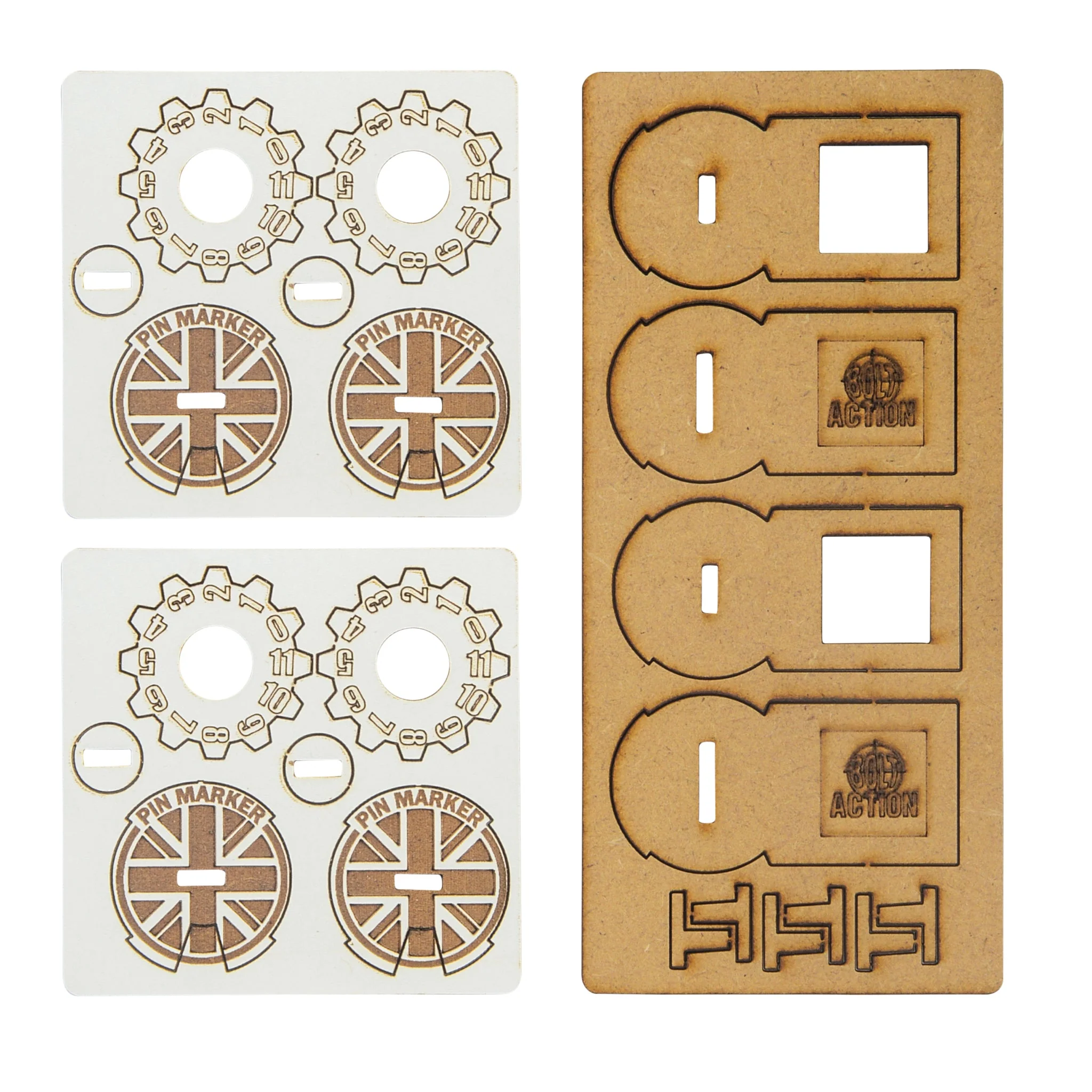 Bolt Action MDF Unit Pin Markers - Great Britain - Image 2
