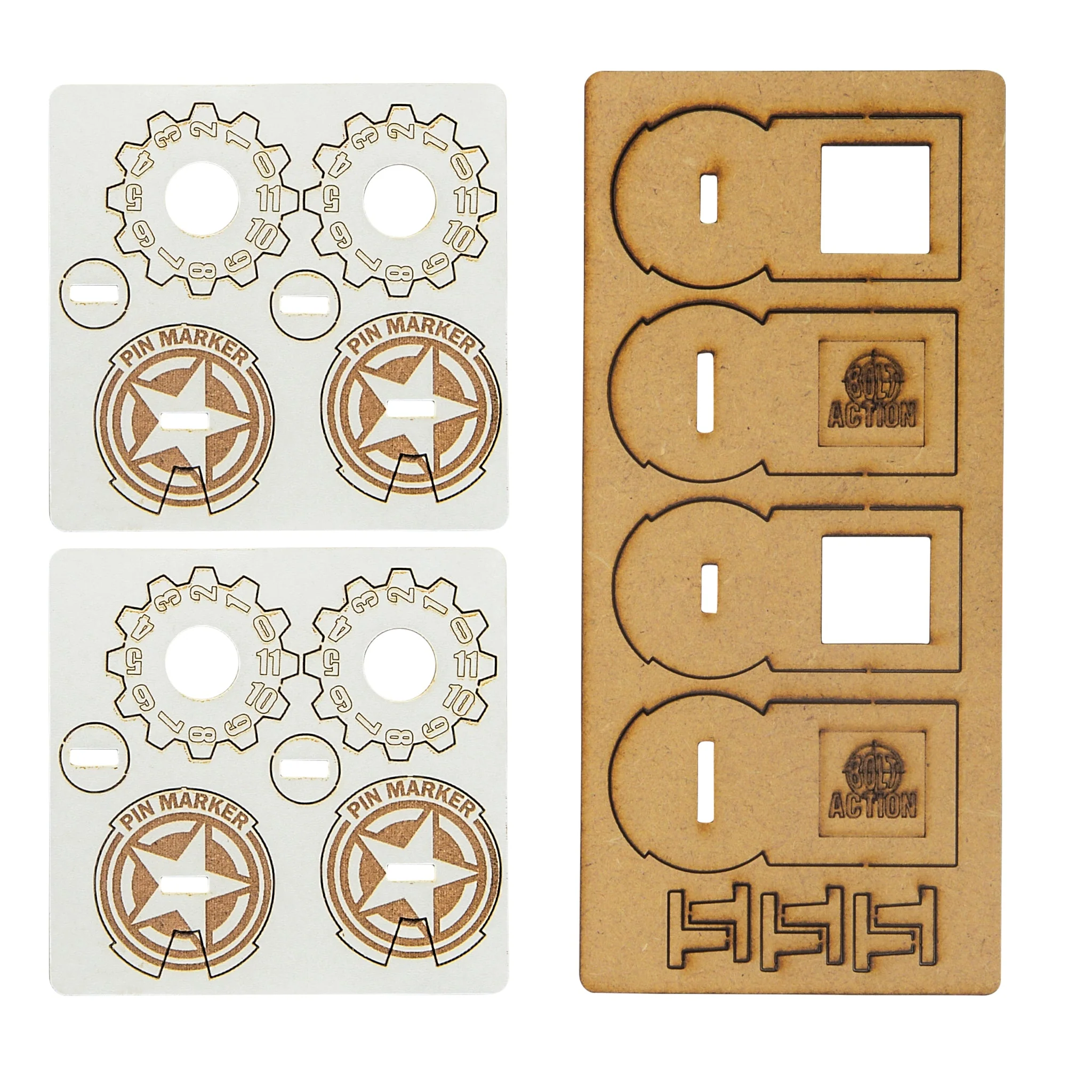 Bolt Action MDF Unit Pin Markers - USA - Image 2