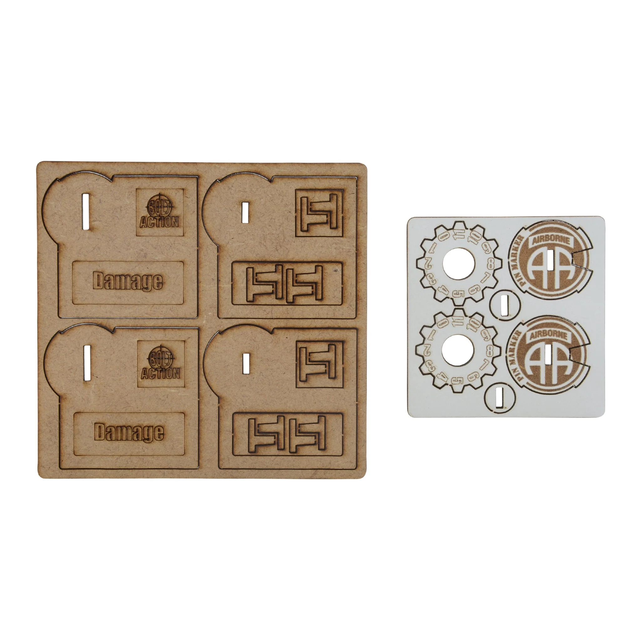 Bolt Action MDF Vehicle Pin Markers - 82nd American Airborne 'All American' - Image 2
