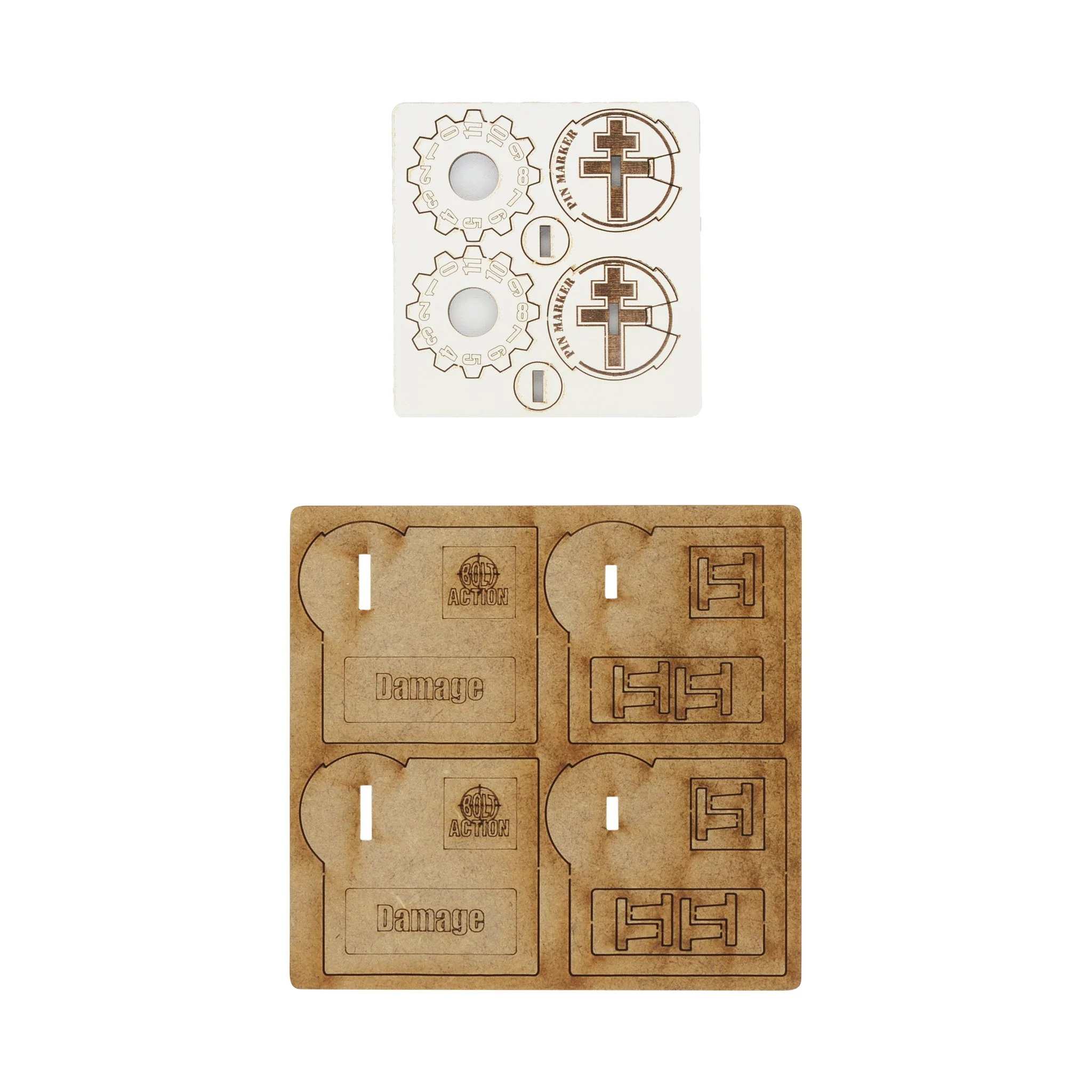 Bolt Action MDF Vehicle Pin Markers - Free French - Image 2