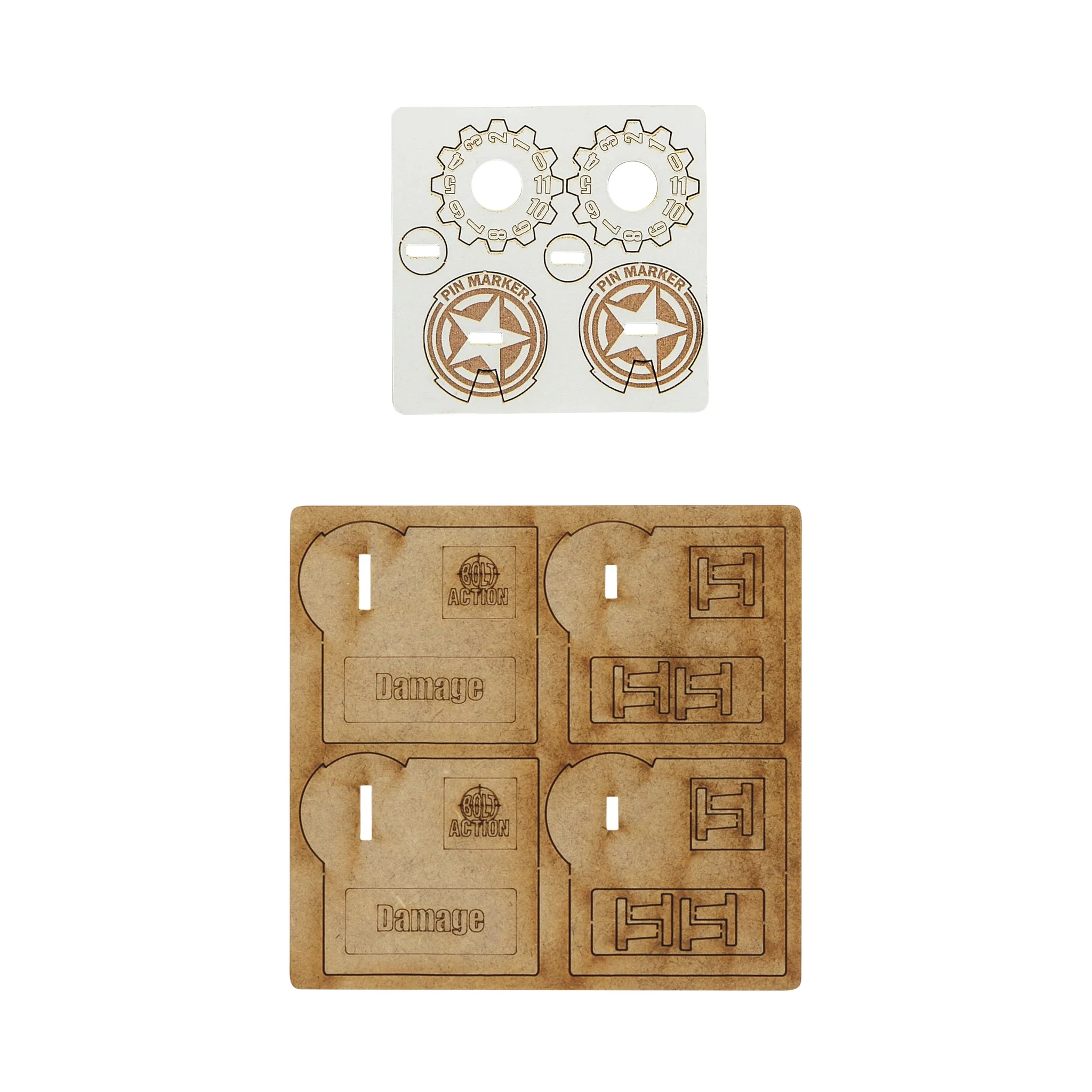 Bolt Action MDF Vehicle Pin Markers- USA - Image 2