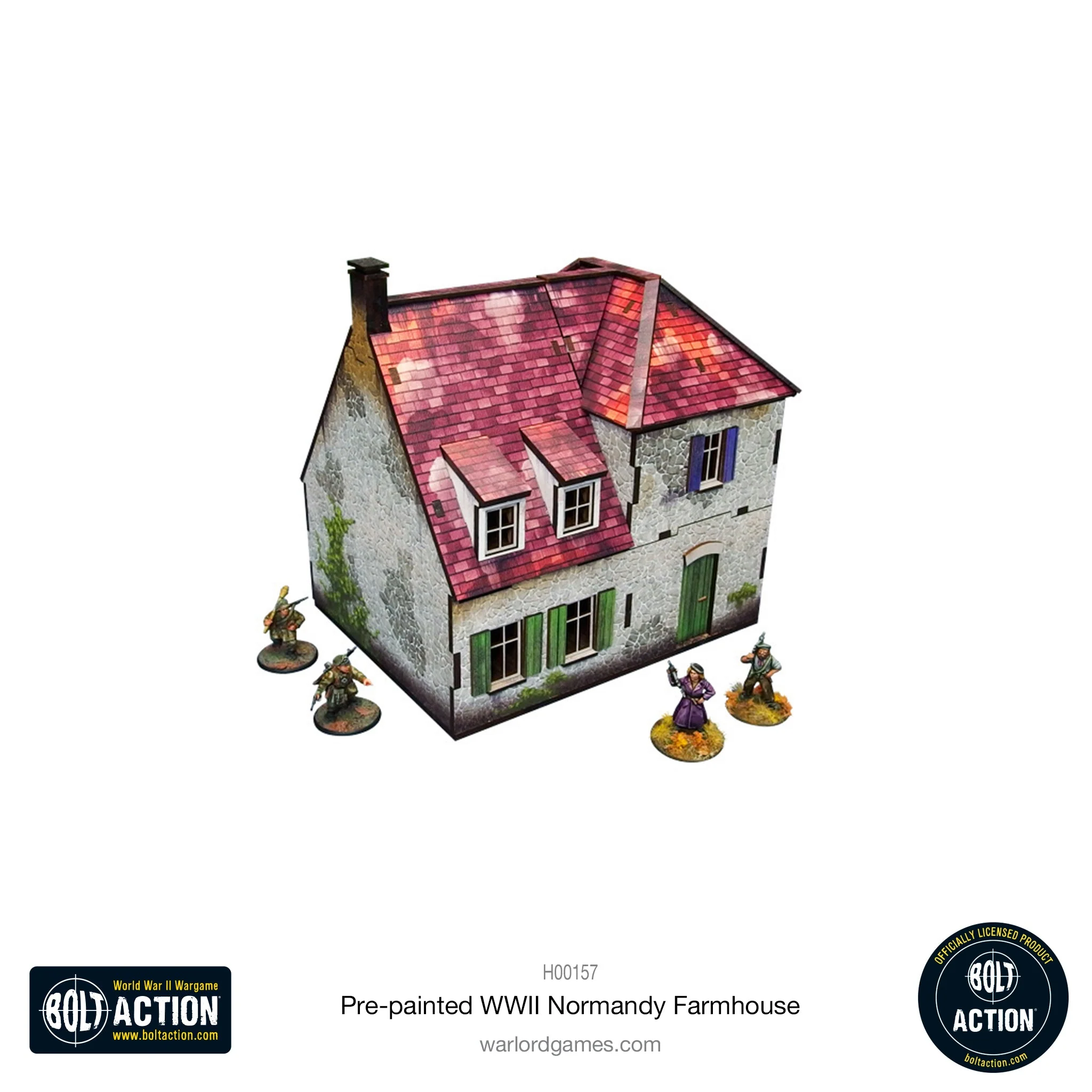 Bolt Action: Pre-painted WWII Normandy Farmhouse - Image 2