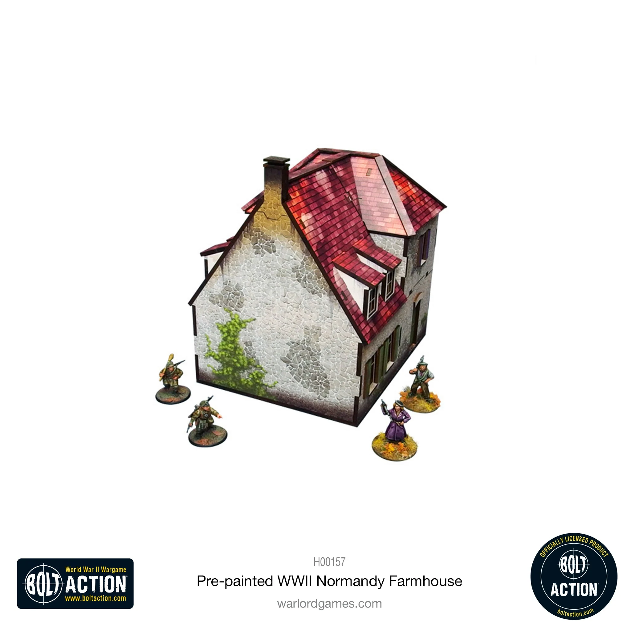 Bolt Action: Pre-painted WWII Normandy Farmhouse - Image 3
