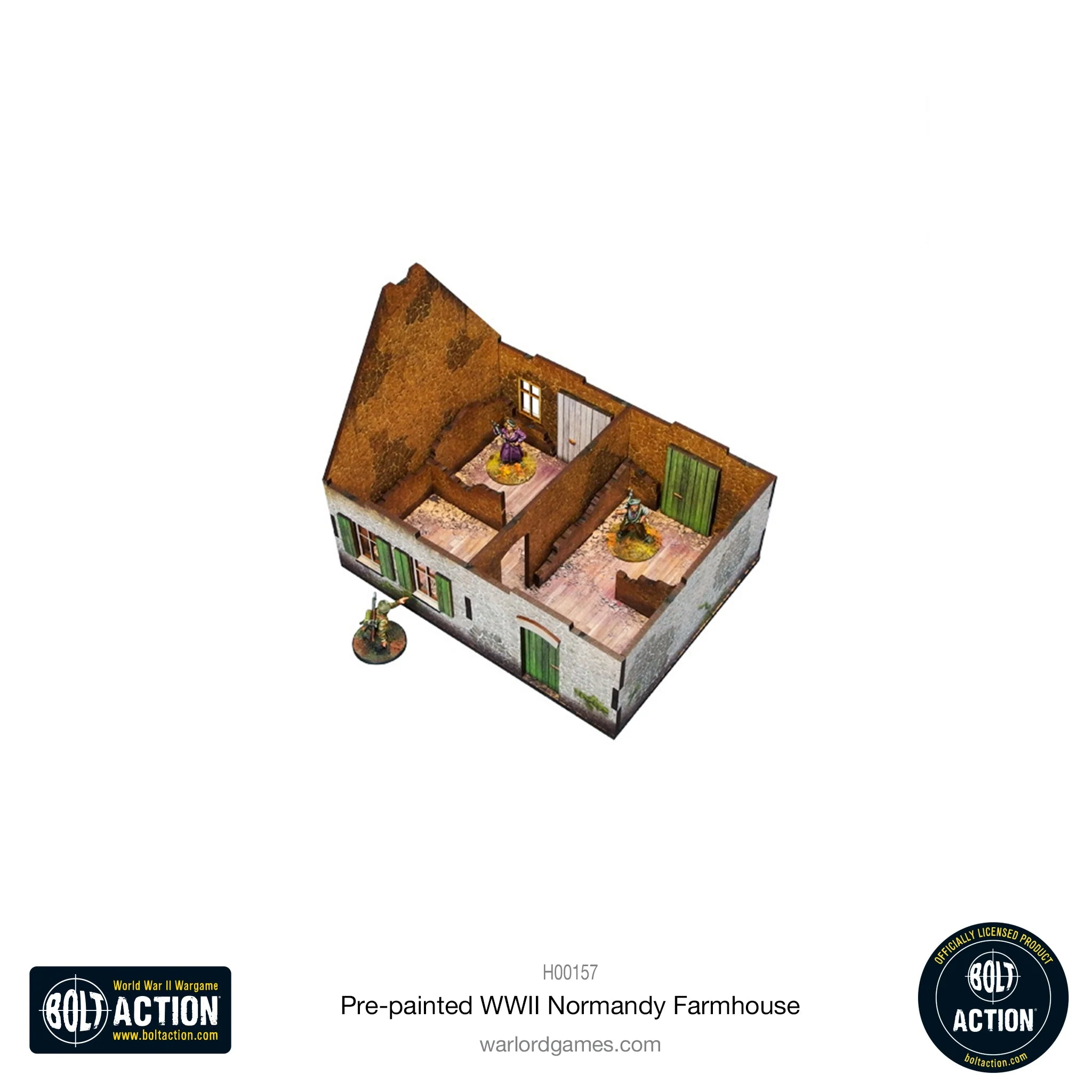 Bolt Action: Pre-painted WWII Normandy Farmhouse - Image 5