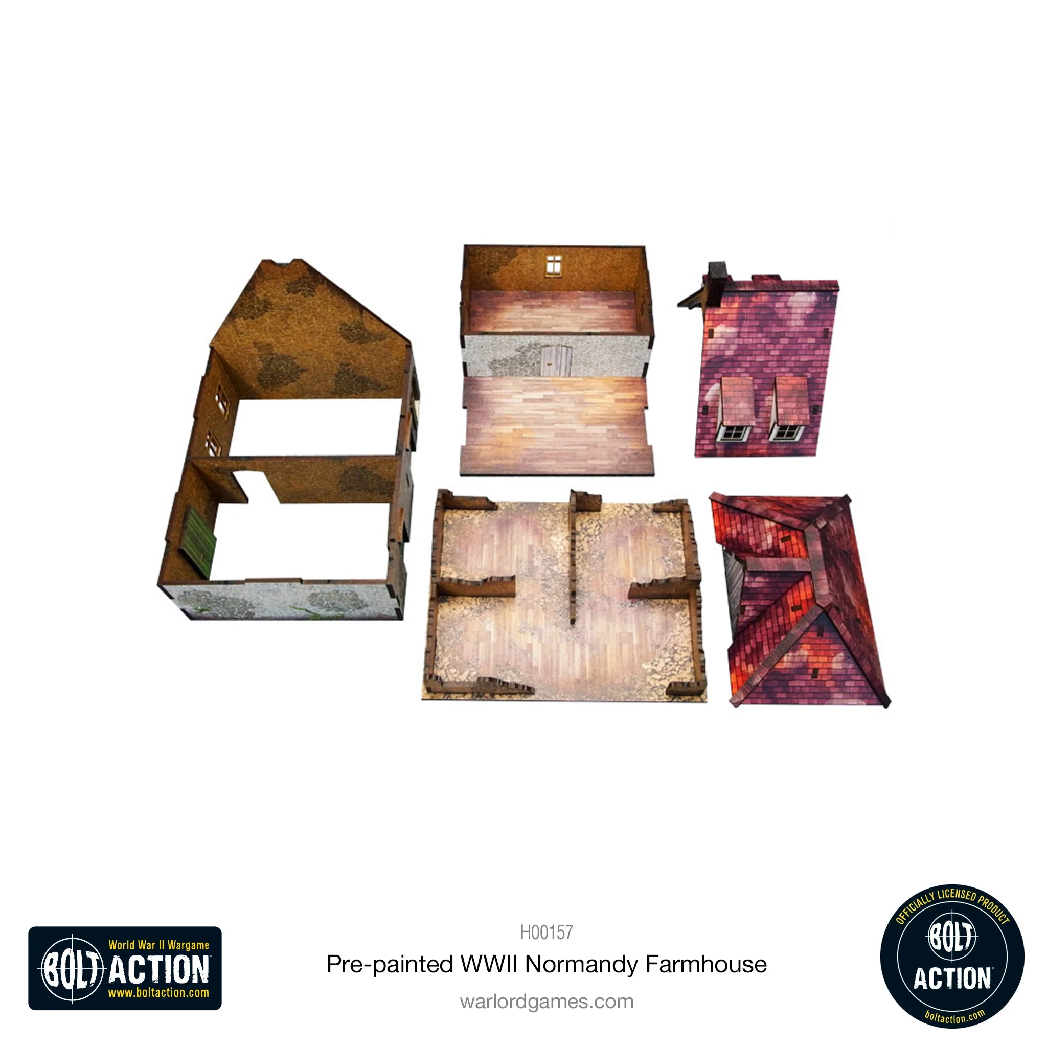 Bolt Action: Pre-painted WWII Normandy Farmhouse - Image 8