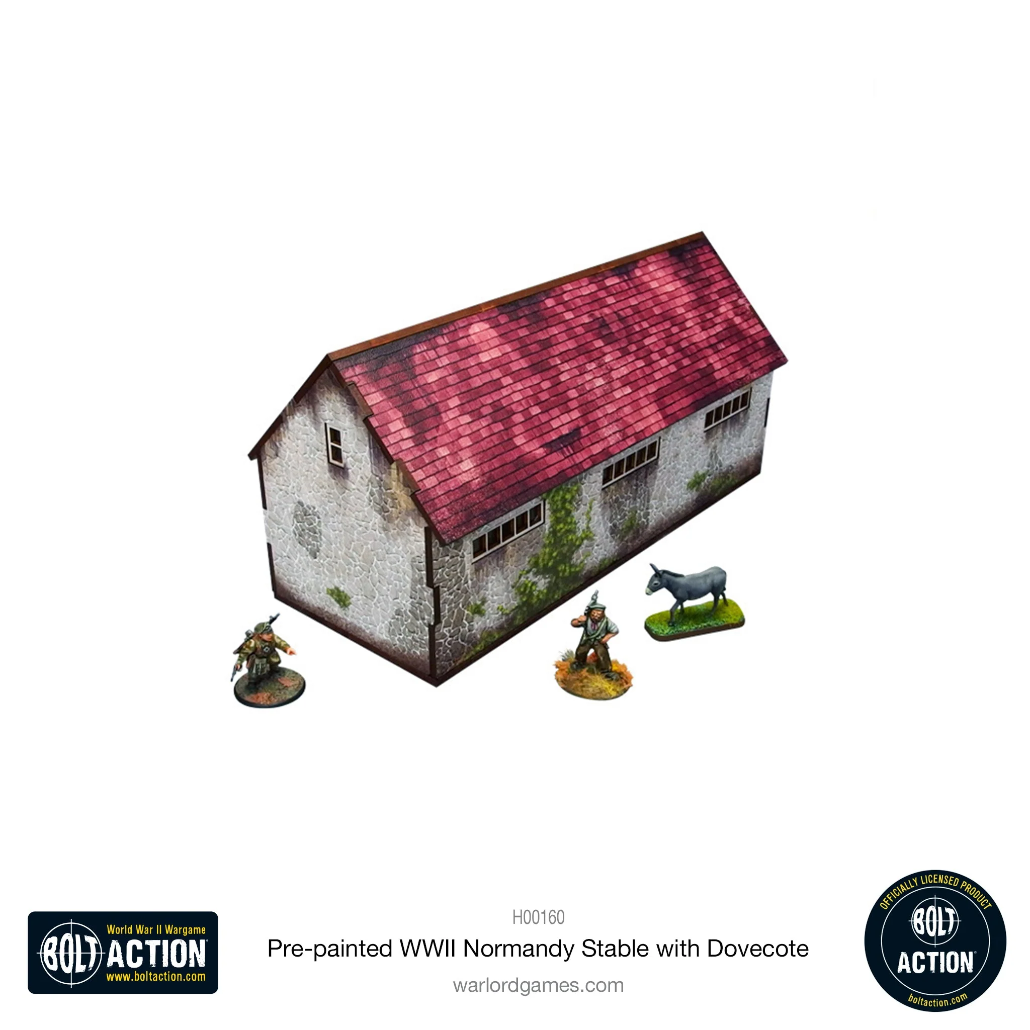 Bolt Action: Pre-painted WWII Normandy Stable with Dovecote - Image 3