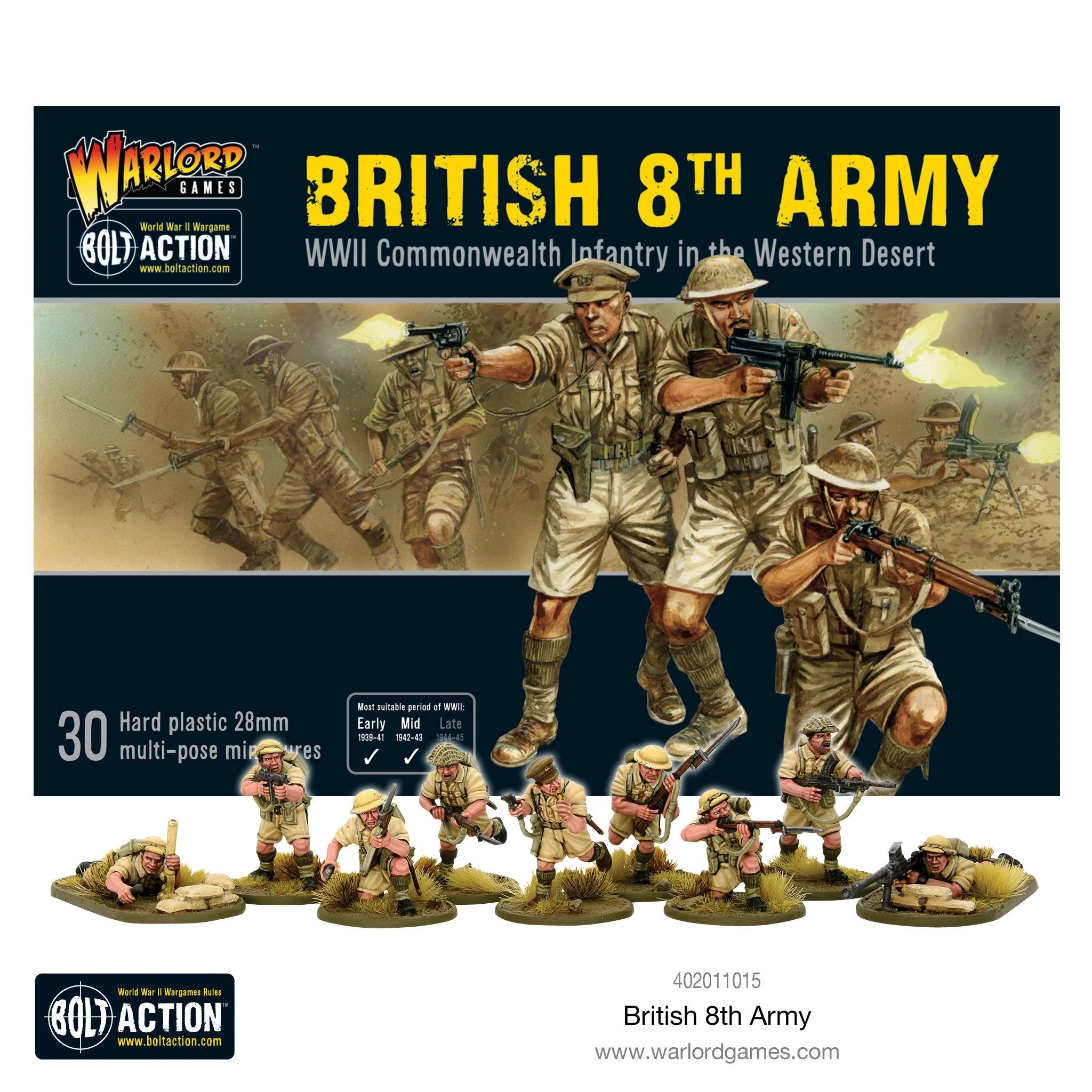 Bolt Action Starter Set – Gentleman's War - Desert Rats Bundle - Image 3