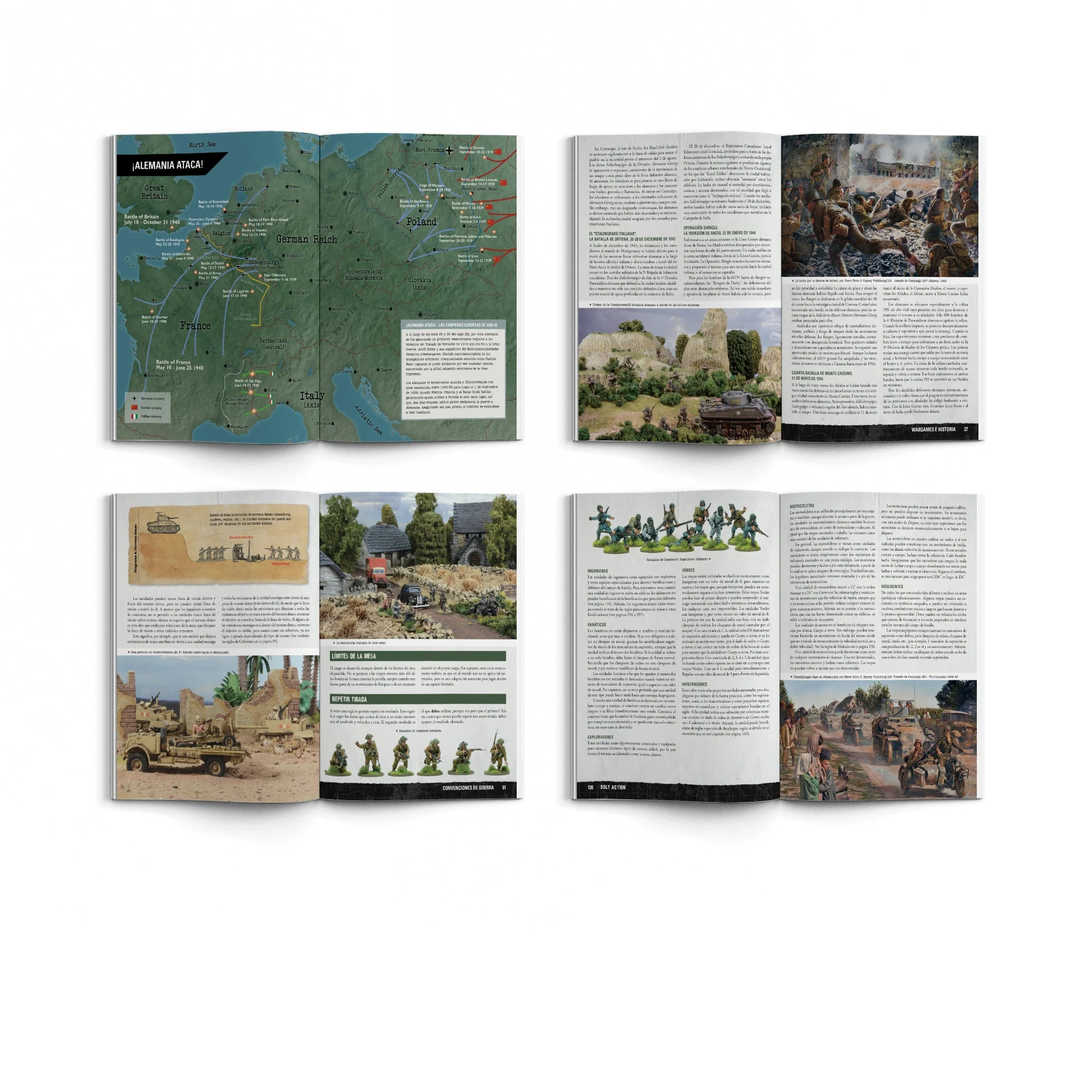 Bolt Action: Third Edition Rulebook (Spanish) with Francis S. Currey special miniature - Image 4