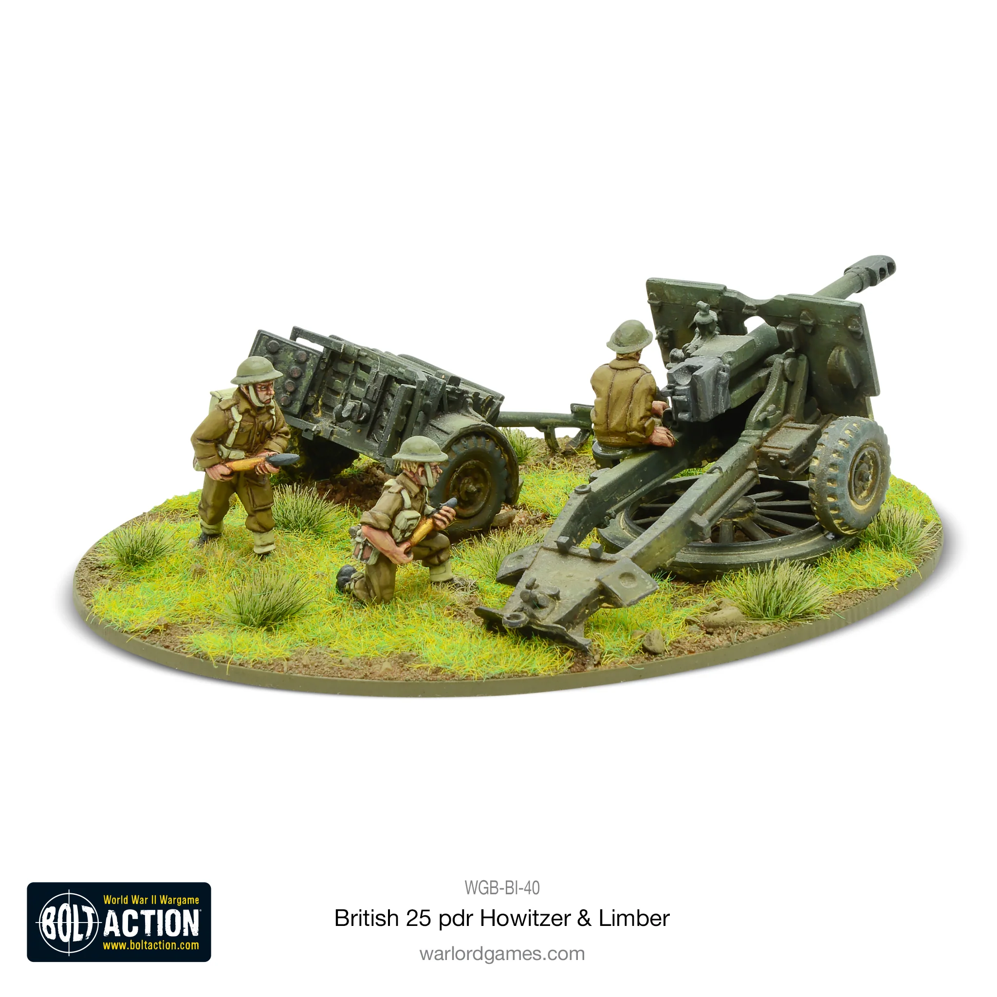 British 25 pdr Howitzer & Limber - Image 3