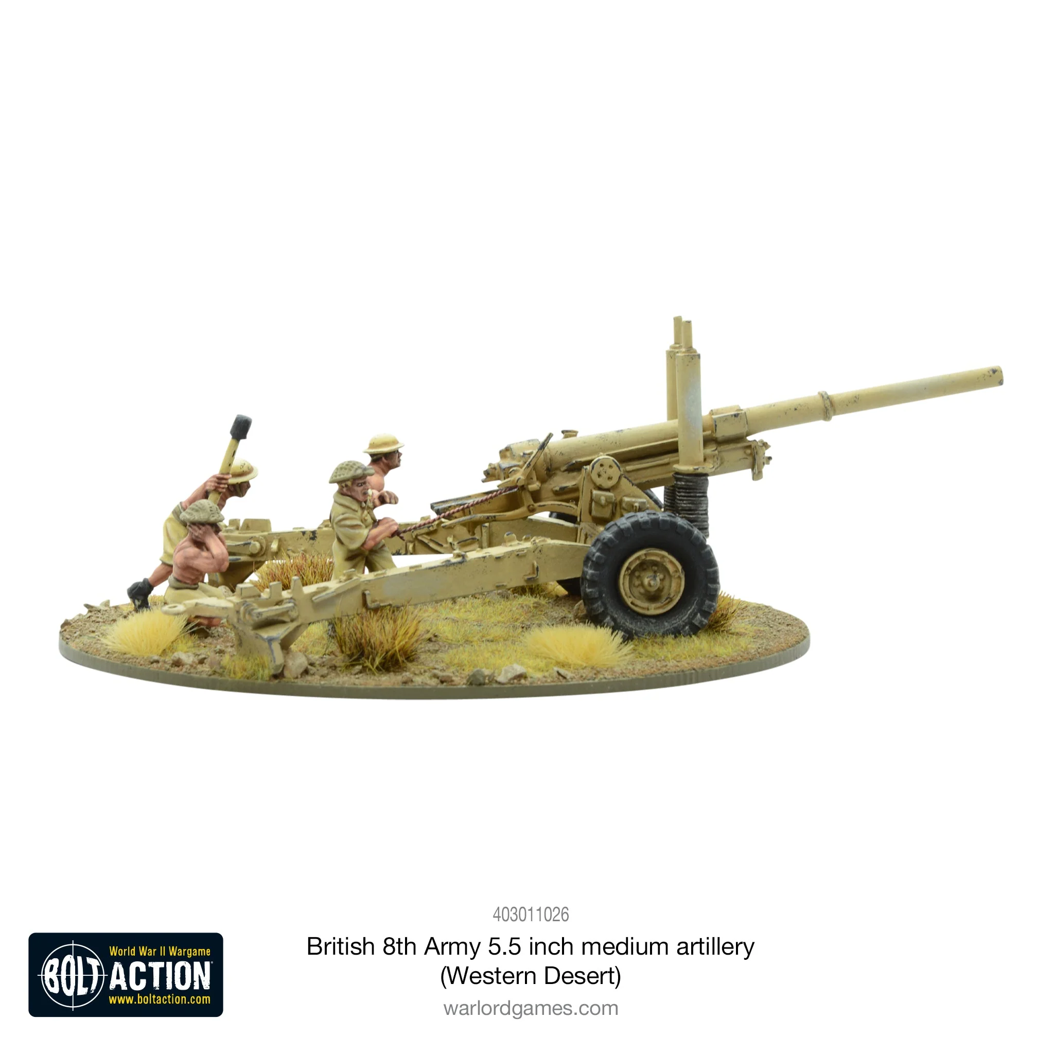 British 8th Army 5.5 inch medium artillery (Western Desert) - Image 3