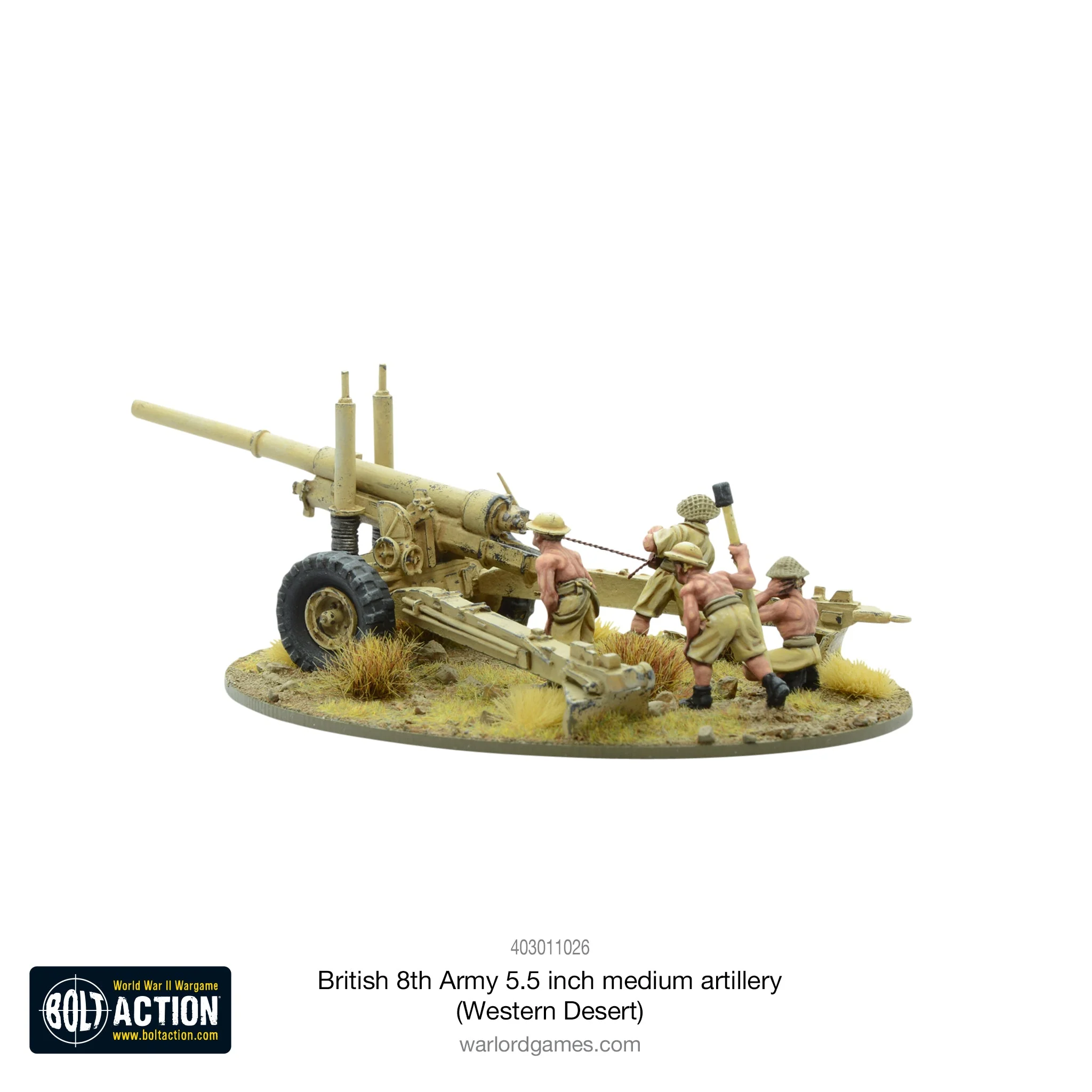 British 8th Army 5.5 inch medium artillery (Western Desert) - Image 4