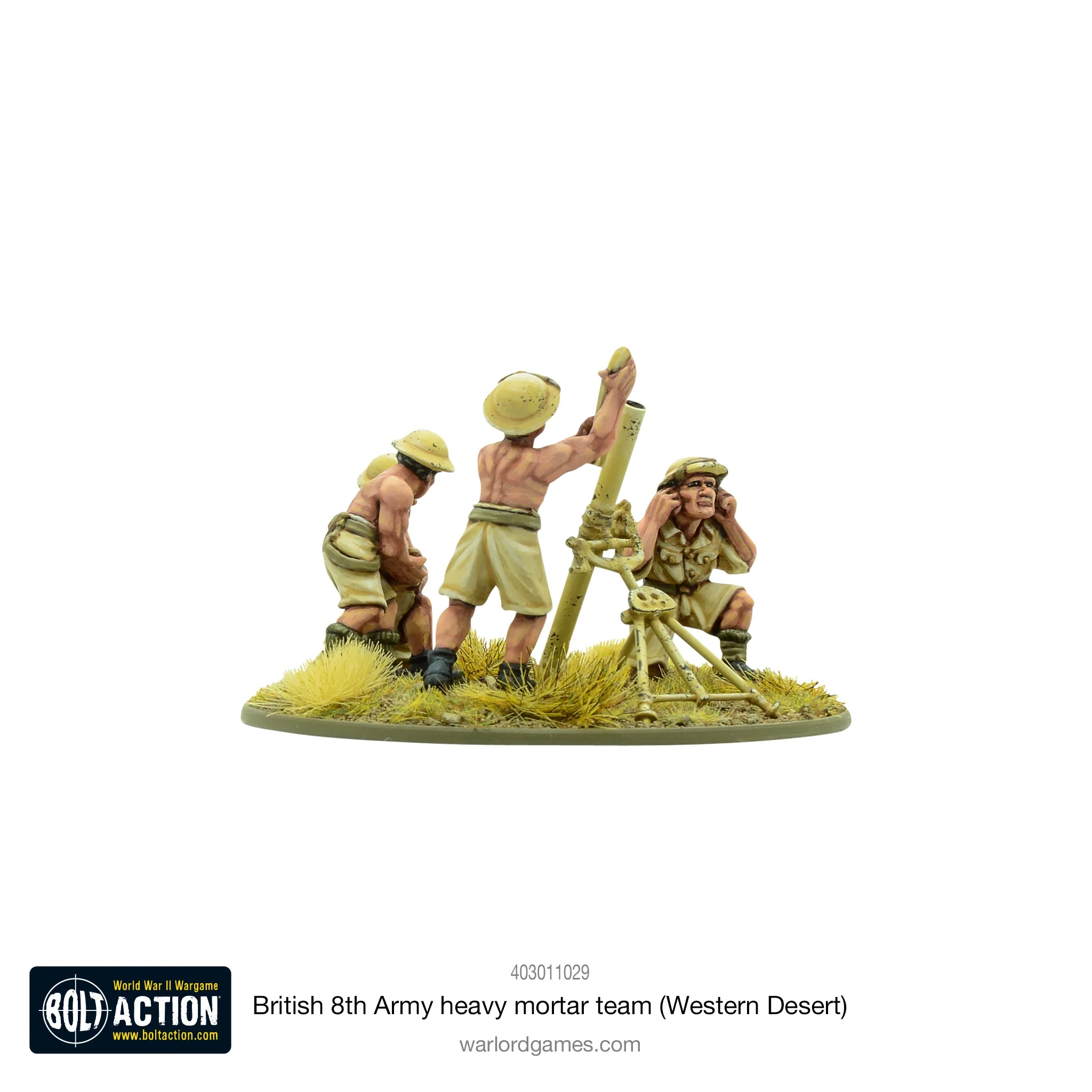 British 8th Army heavy mortar team (Western Desert) - Image 2