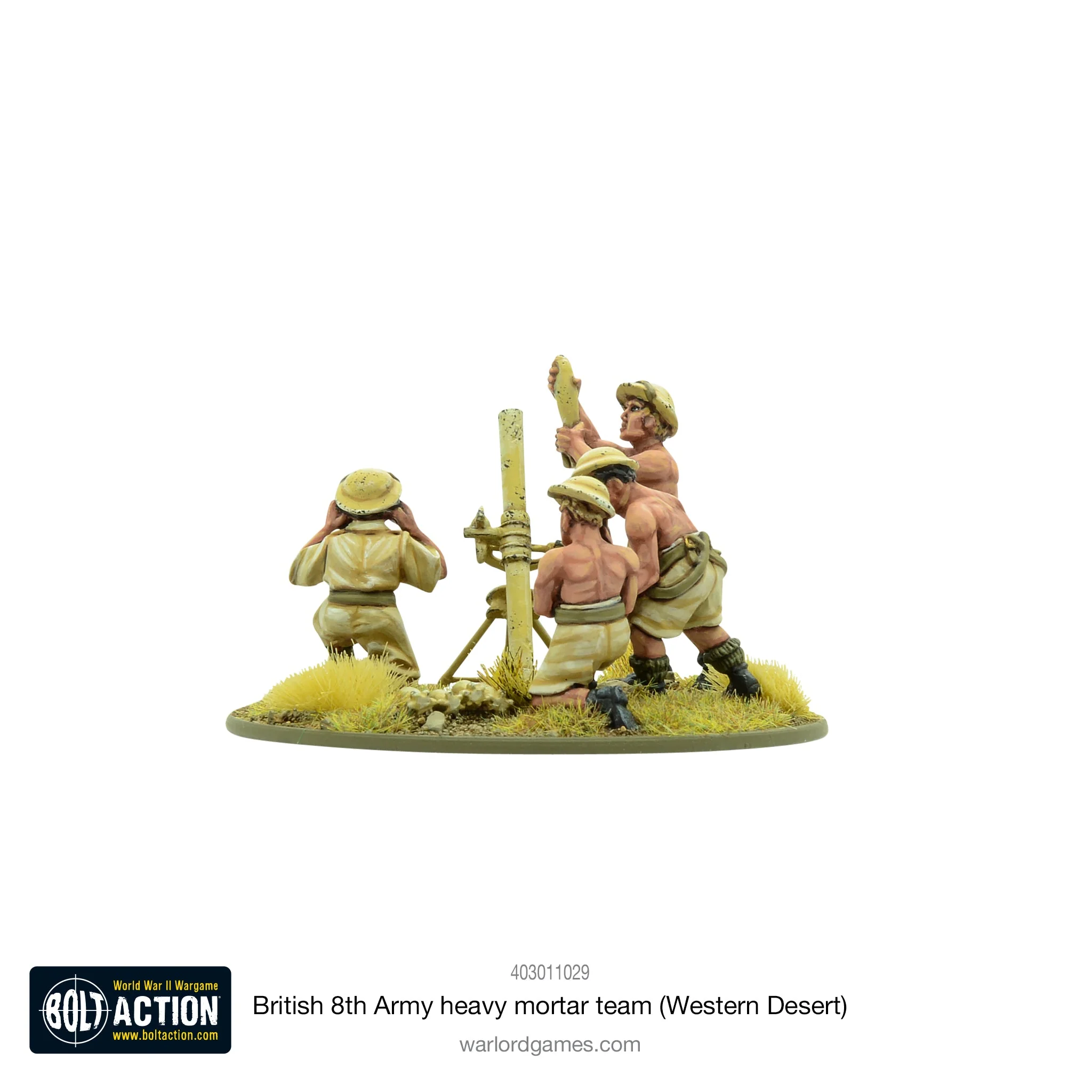 British 8th Army heavy mortar team (Western Desert) - Image 3