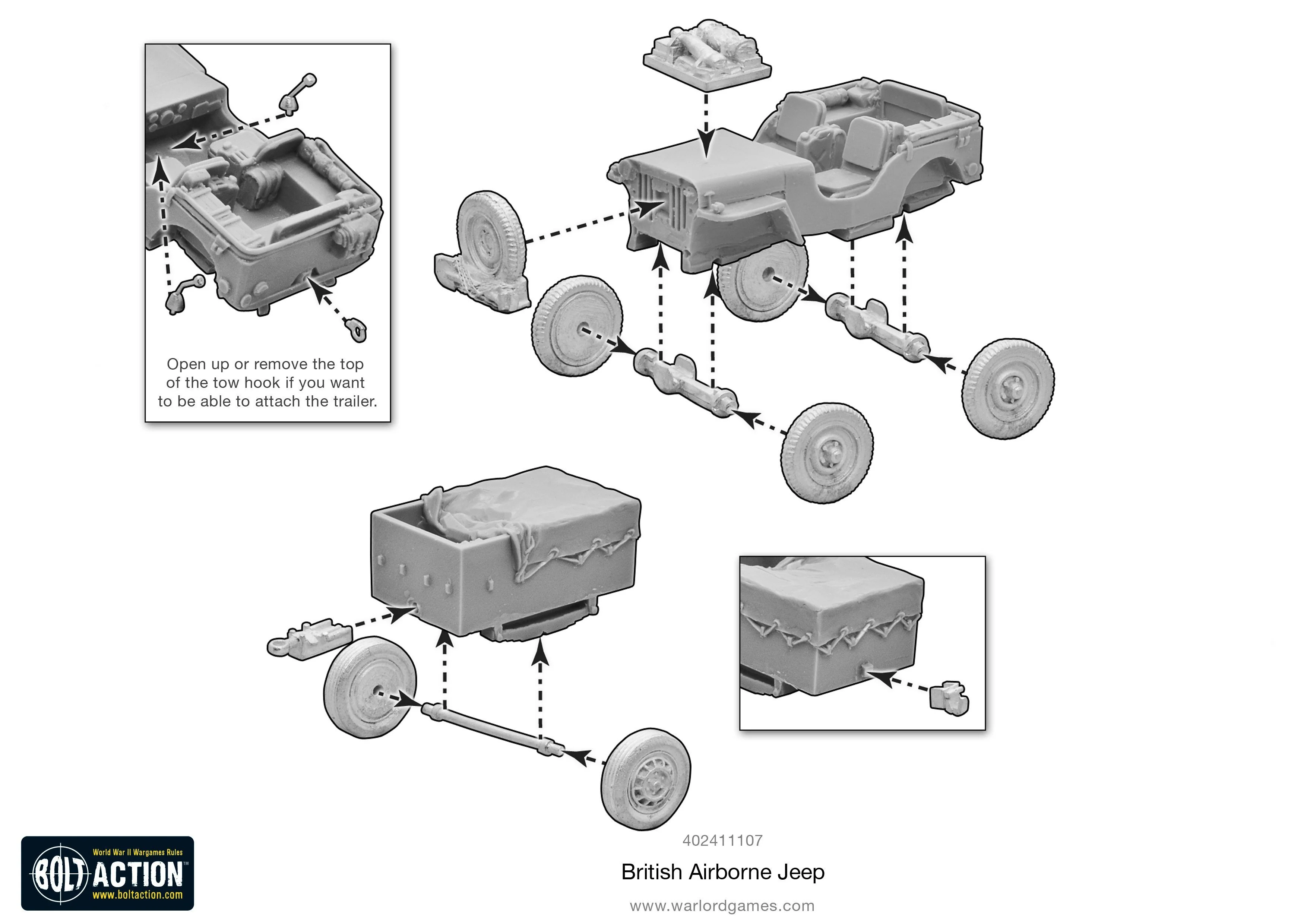 British Airborne Jeep & Trailer - Image 9