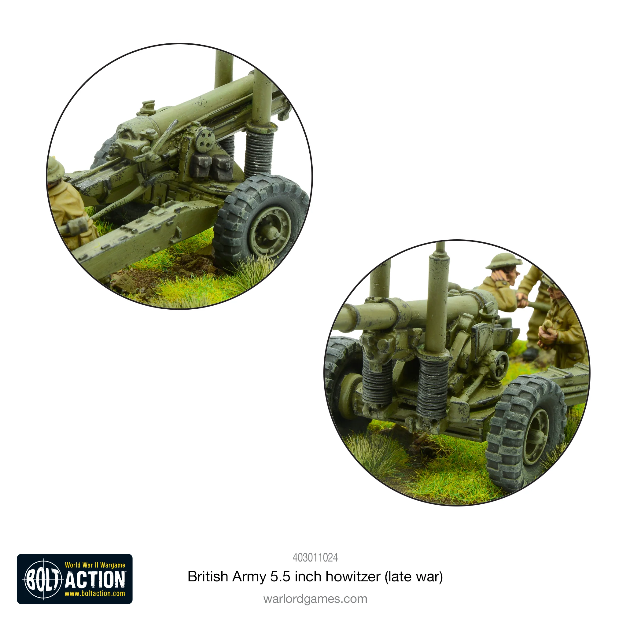 British Army 5.5 inch Howitzer (Late War) - Image 5