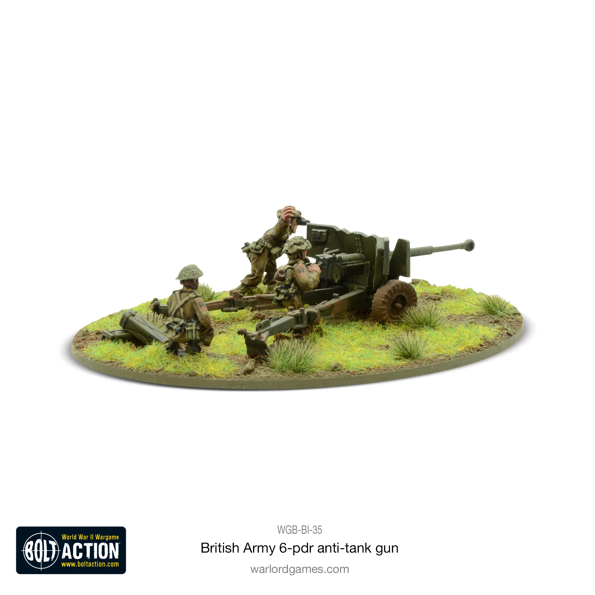 British Army Six Pounder AT Gun - Image 3