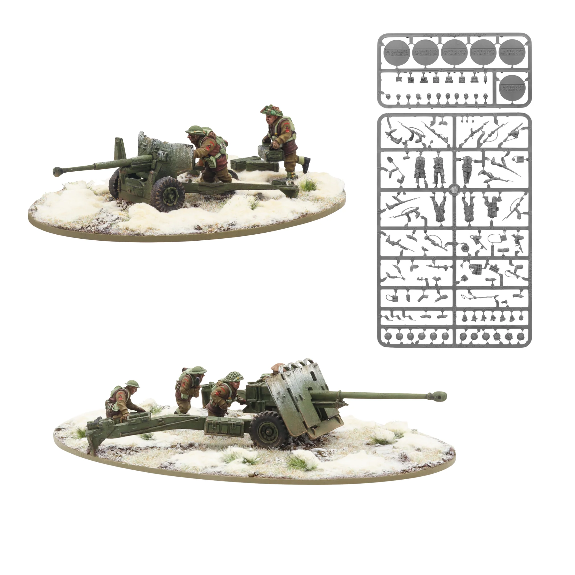 British Army (winter) anti-tank Battery