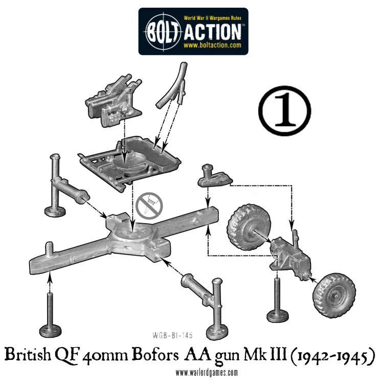 British QF 40mm Bofors AA gun Mk III (1942-1945) - Image 4