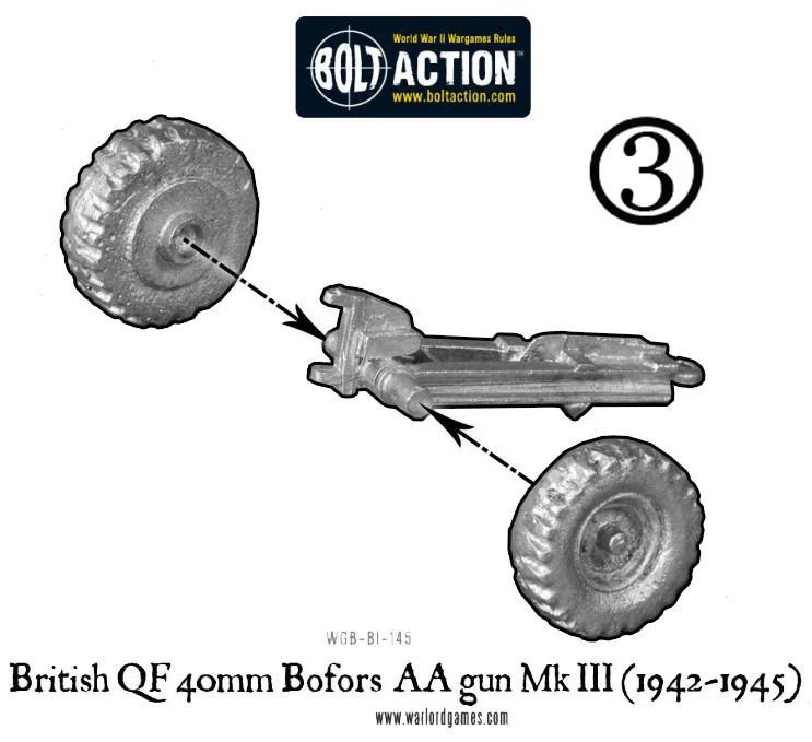 British QF 40mm Bofors AA gun Mk III (1942-1945) - Image 6