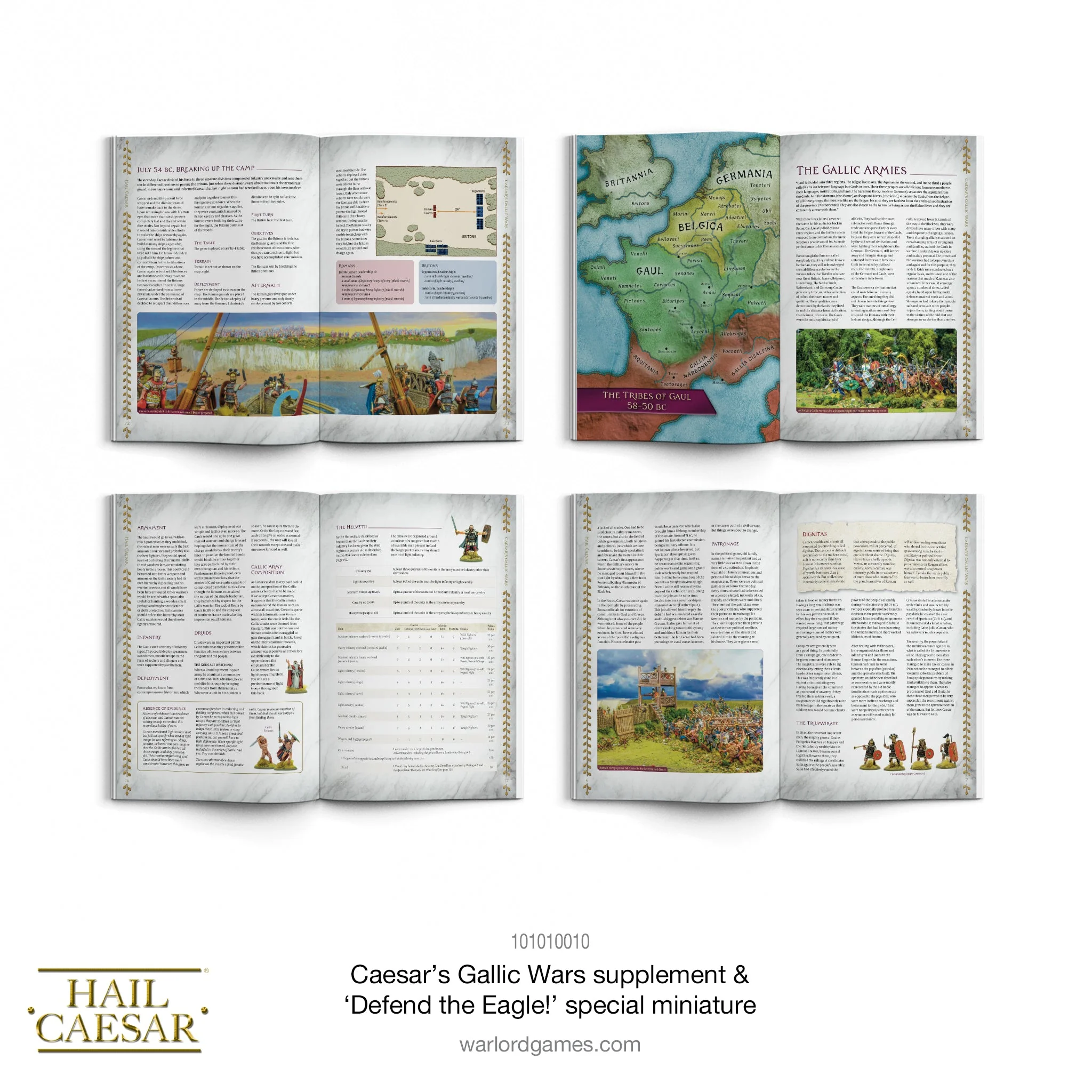 Caesar's Gallic Wars - Hail Caesar supplement & Defend the Eagle! special miniature - Image 4