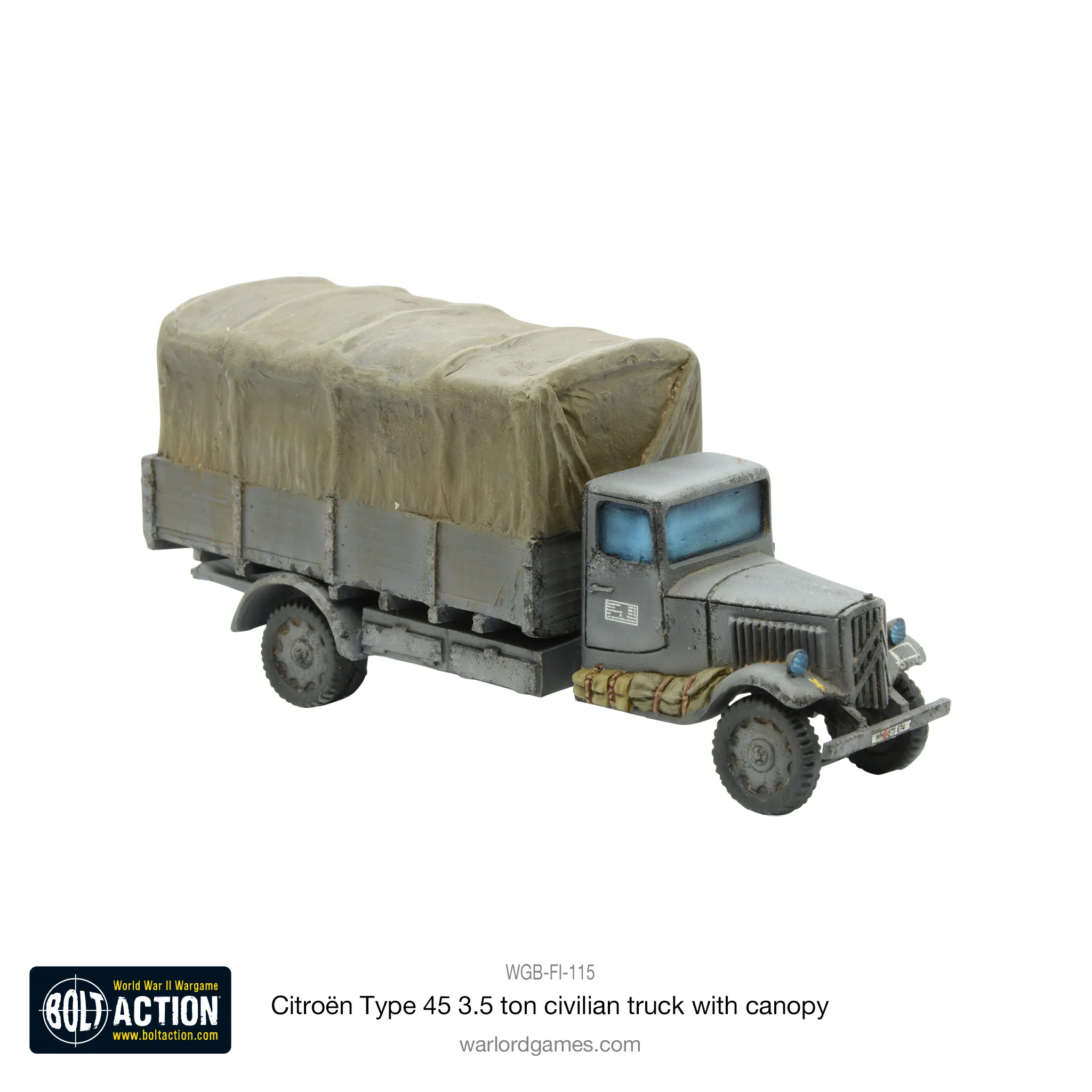 Citroën Type 45 3.5 ton civilian truck with canopy - Image 2