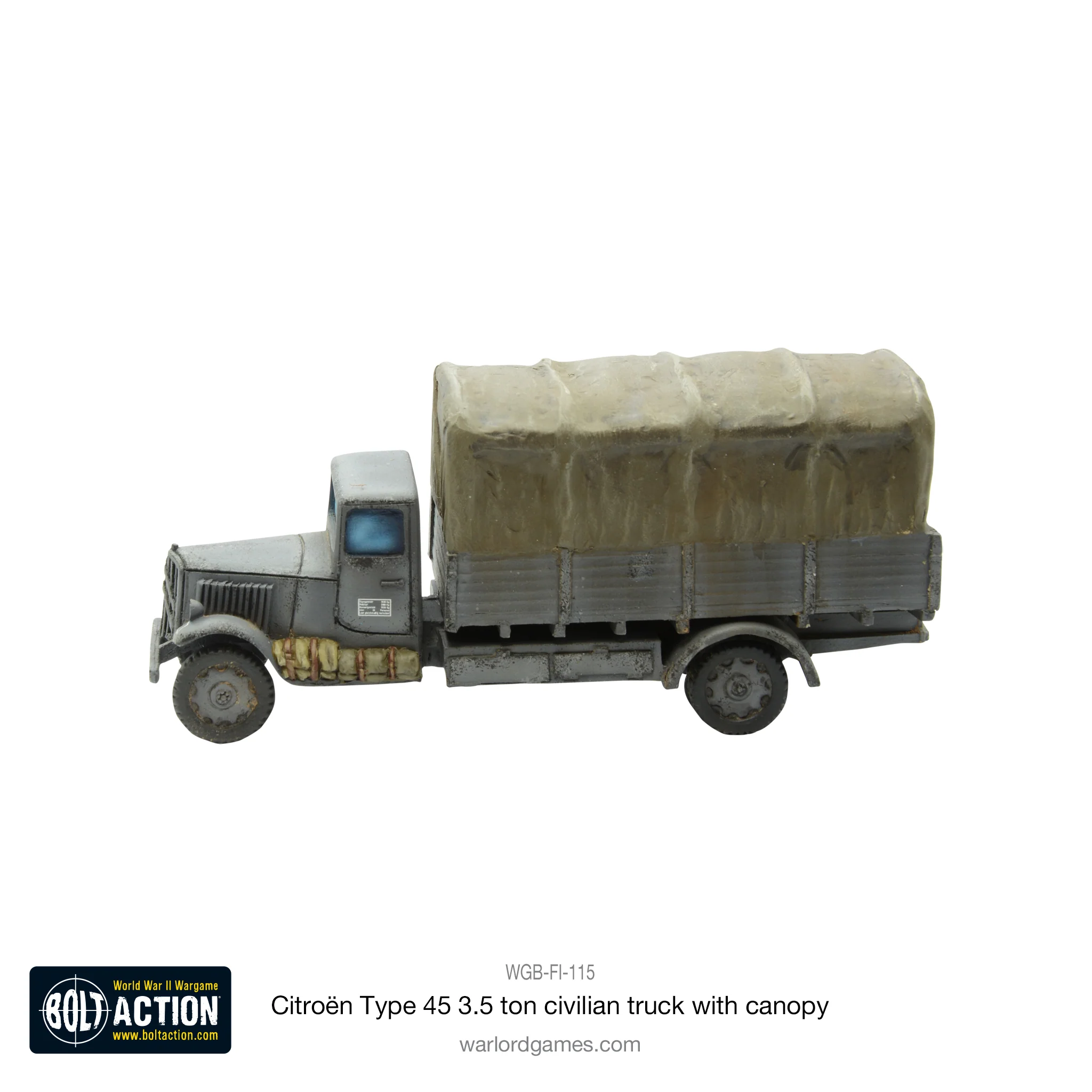 Citroën Type 45 3.5 ton civilian truck with canopy - Image 3