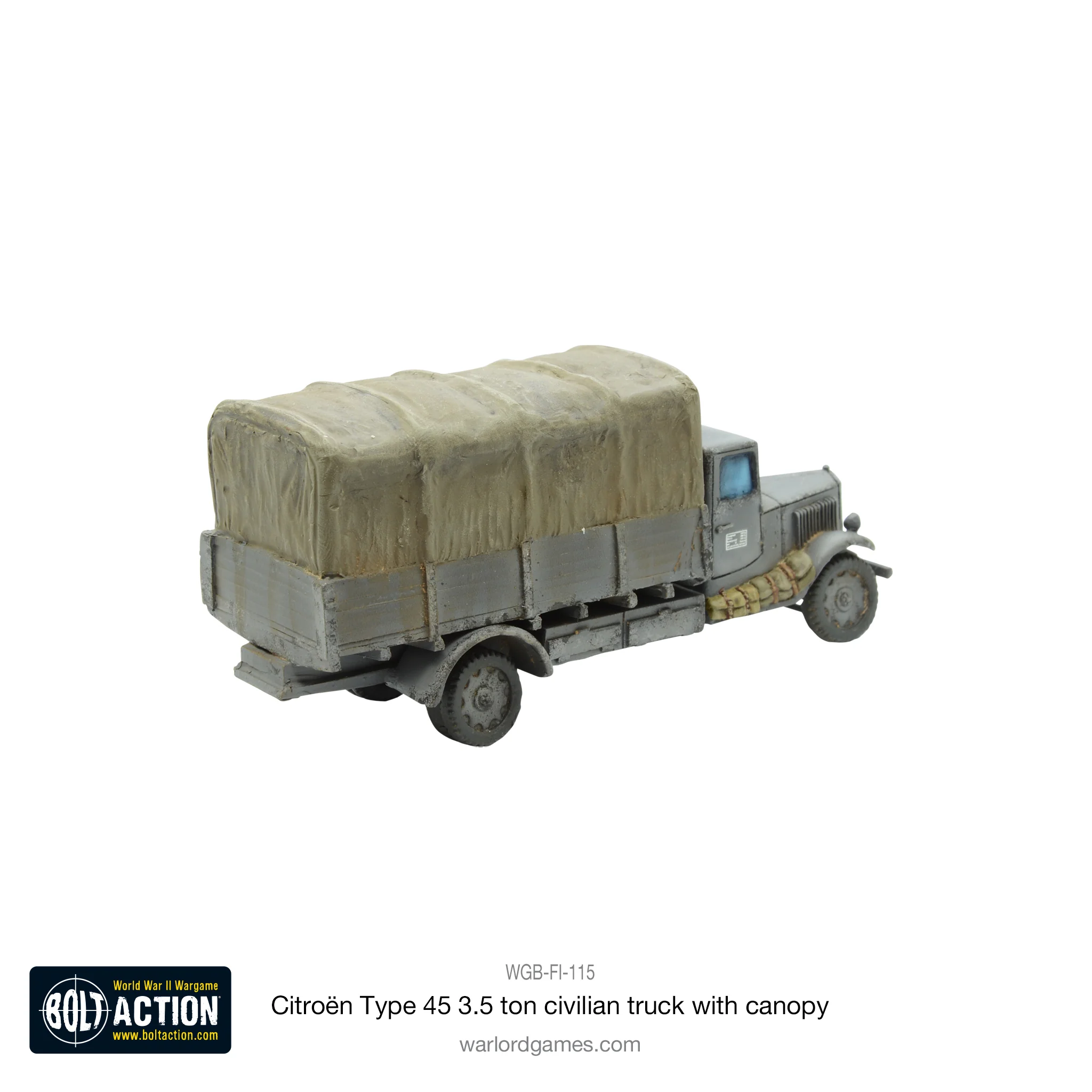 Citroën Type 45 3.5 ton civilian truck with canopy - Image 4