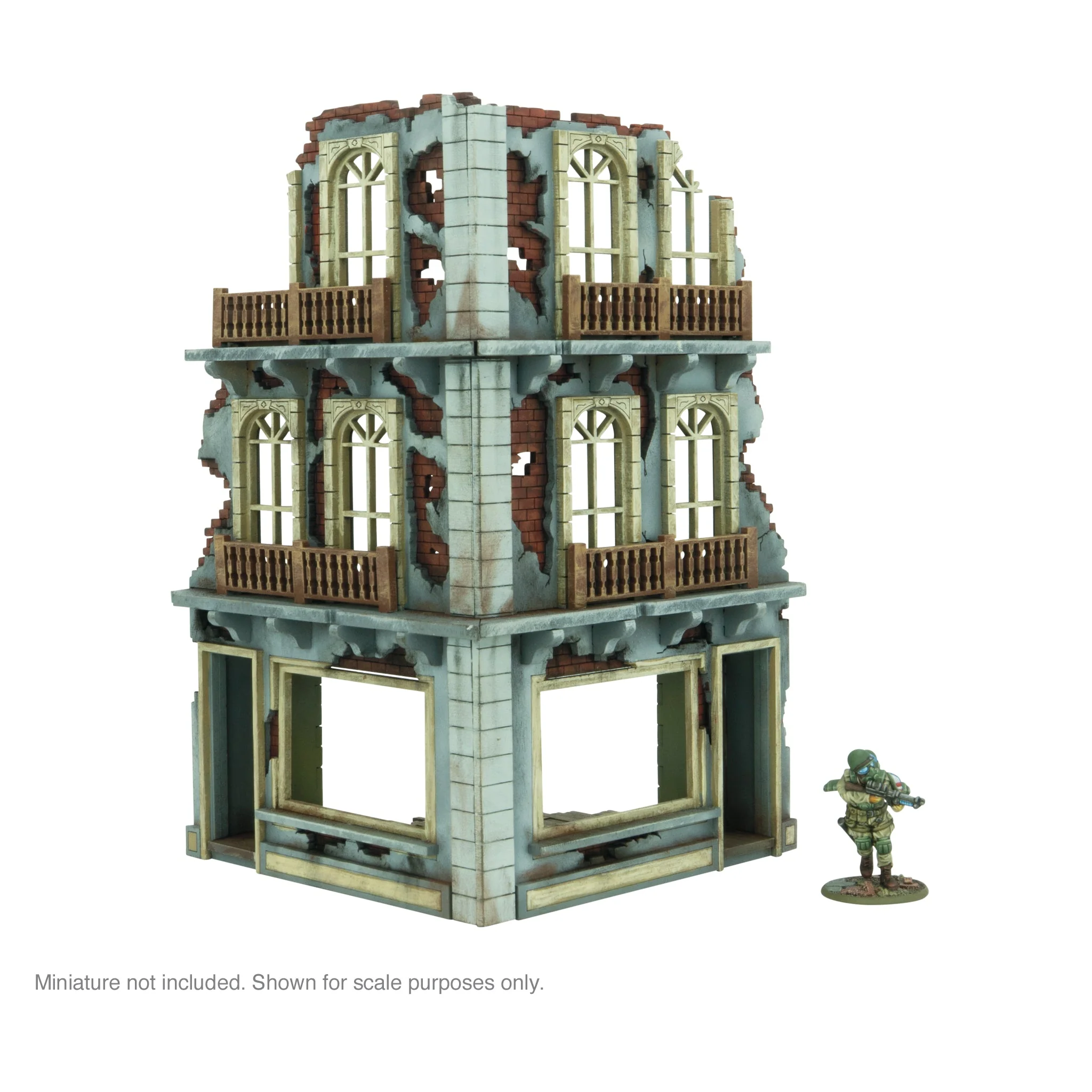 City in Ruins - 3 Storey Corner