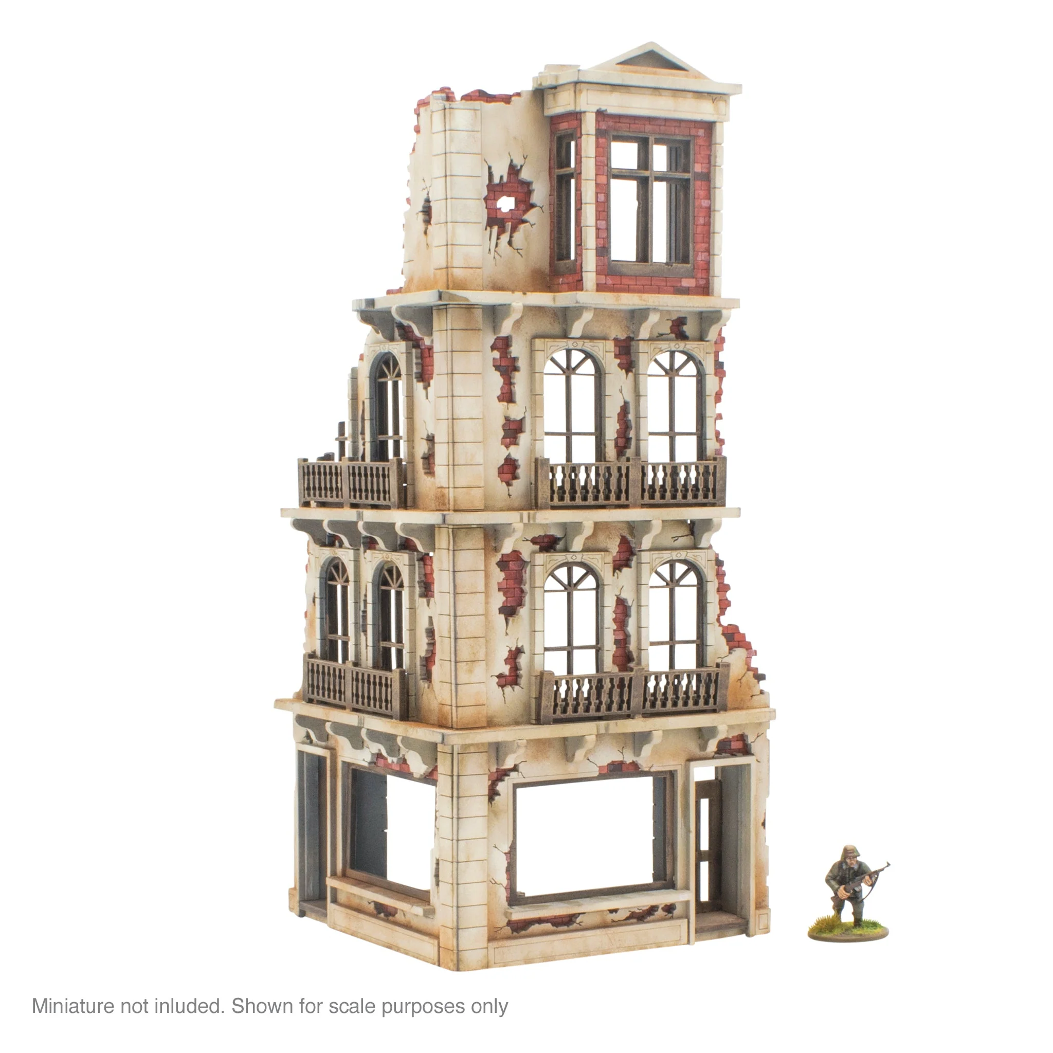 City in Ruins - 4 Storey Building Corner (1)